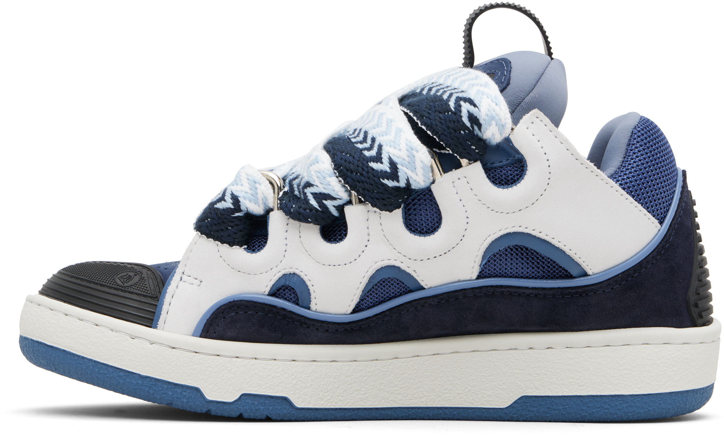 Lanvin Black Leather-polyester Sneaker