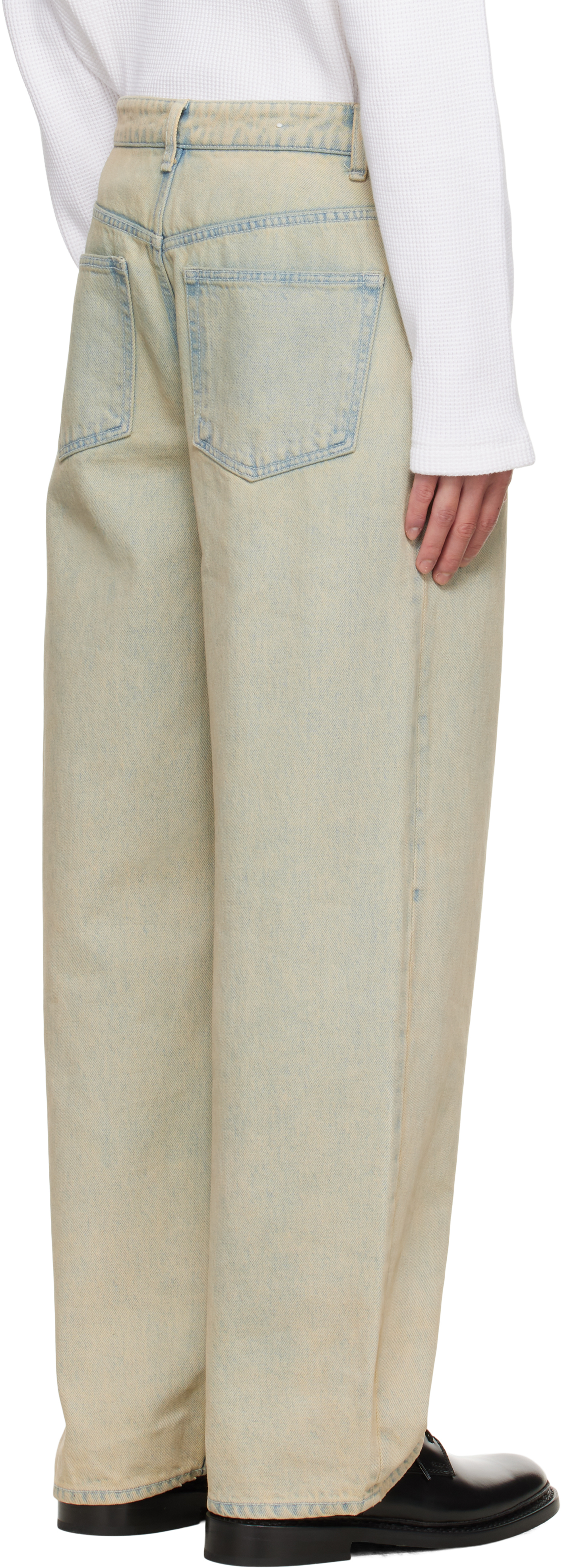 Coor Blue Relaxed-fit Tinted Jeans In Blue