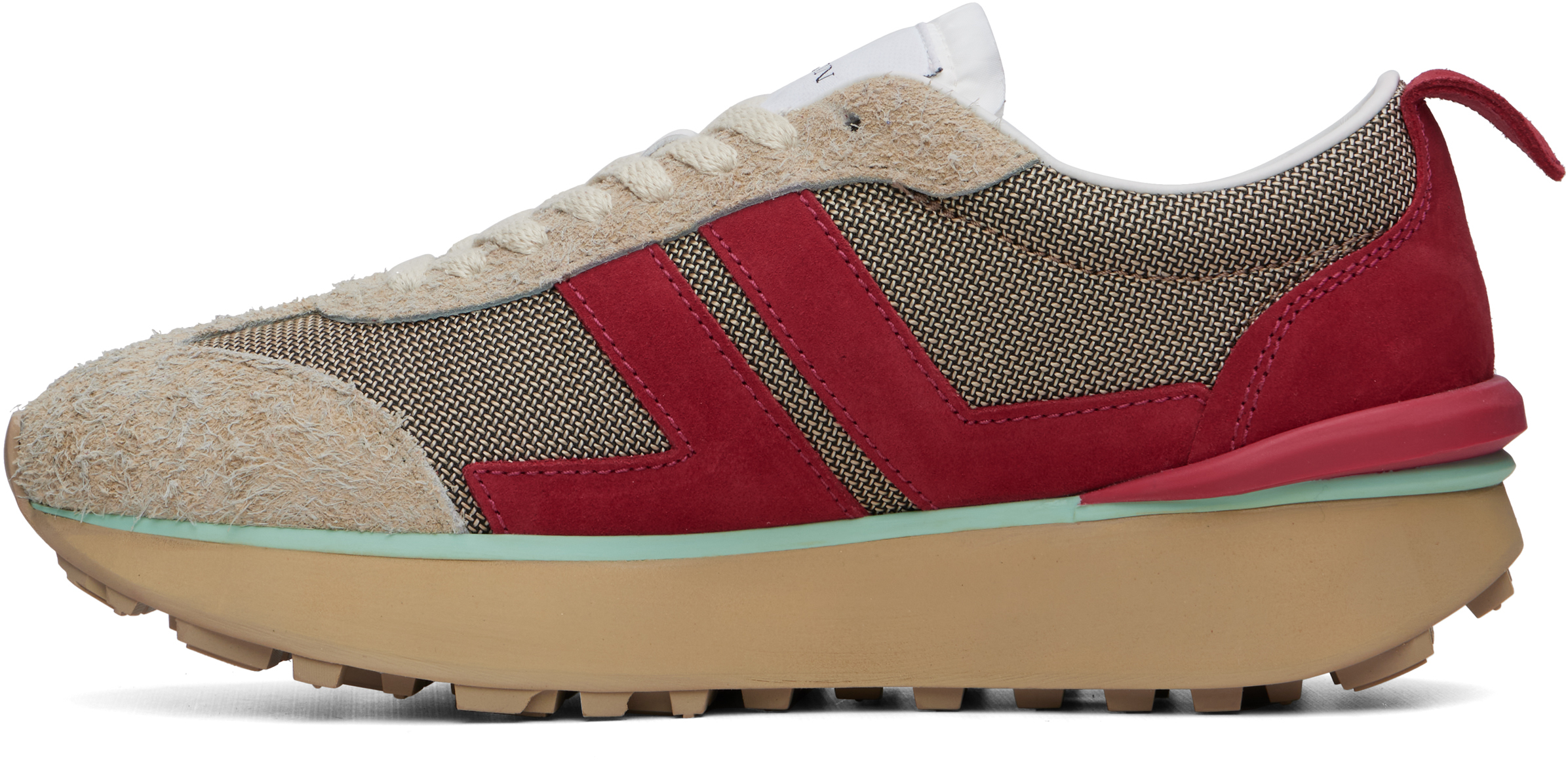 Lanvin Bumpr Mesh Sneakers In Multi
