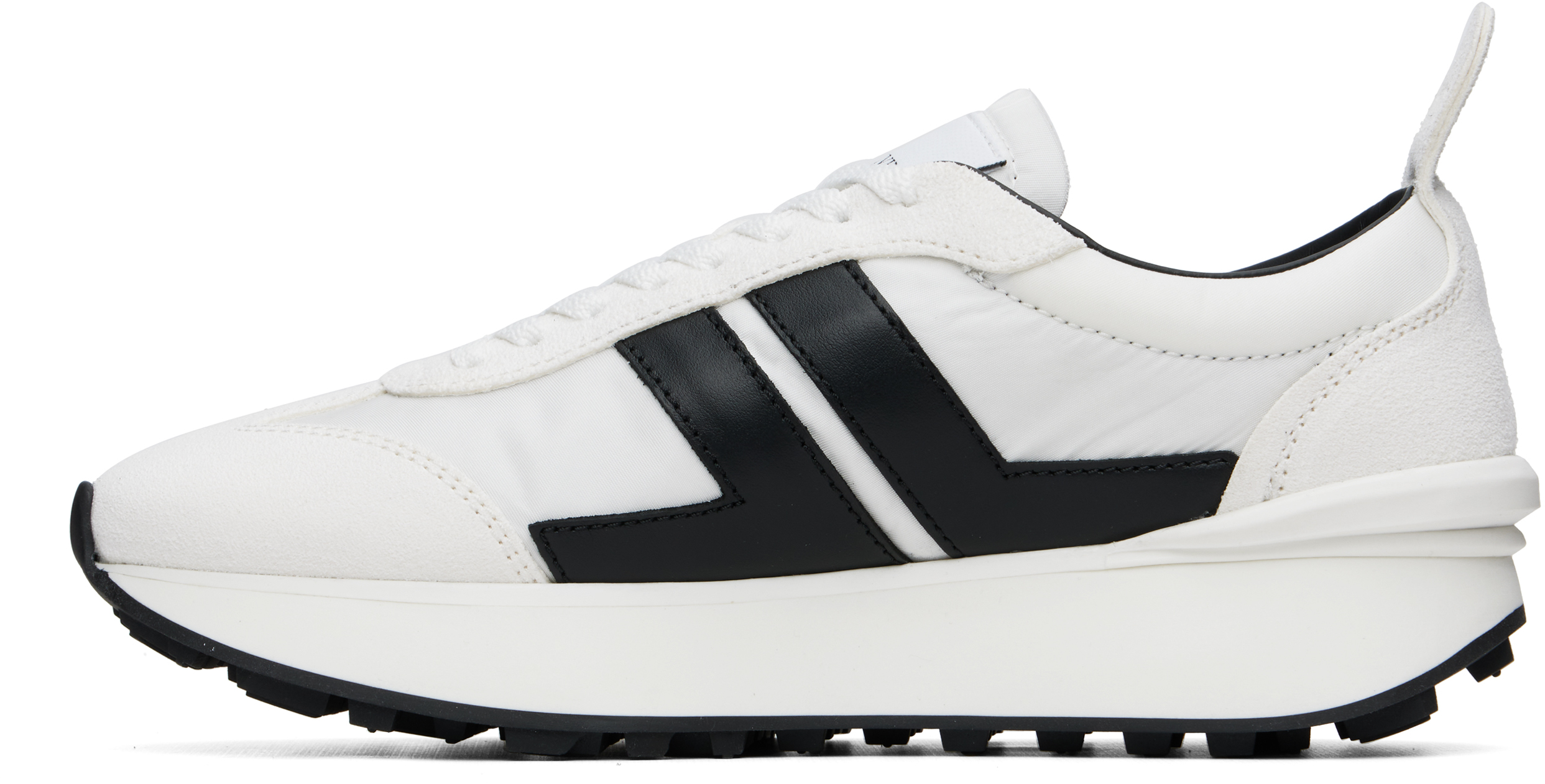 Lanvin Bumpr Color-blocked Sneakers In Multi