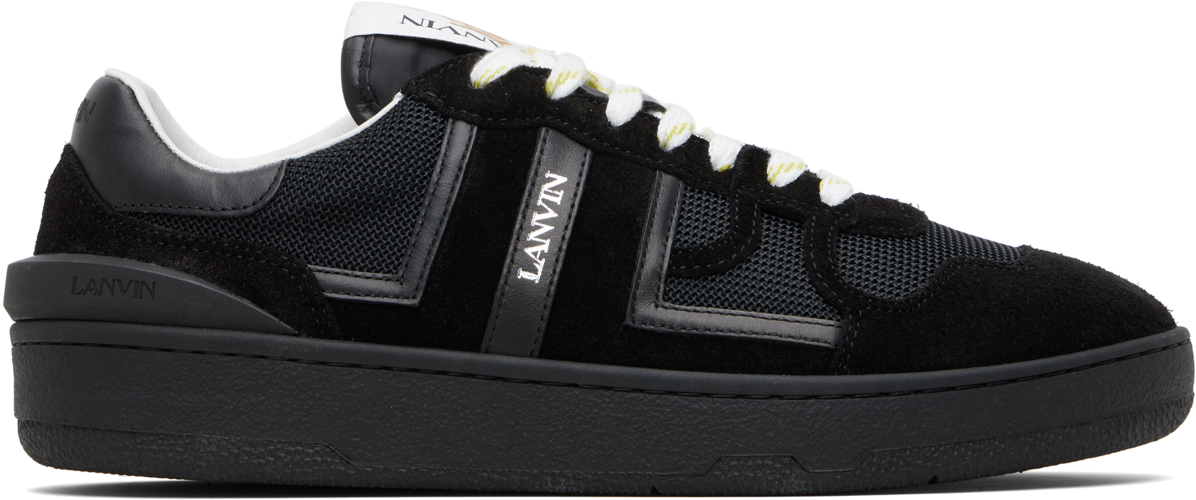 Lanvin Unisex Clay Mesh Sneakers In Animal Print