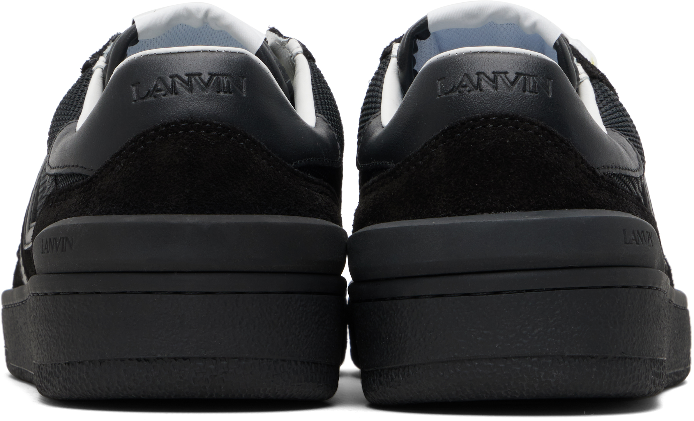 Lanvin Unisex Clay Mesh Sneakers In Animal Print