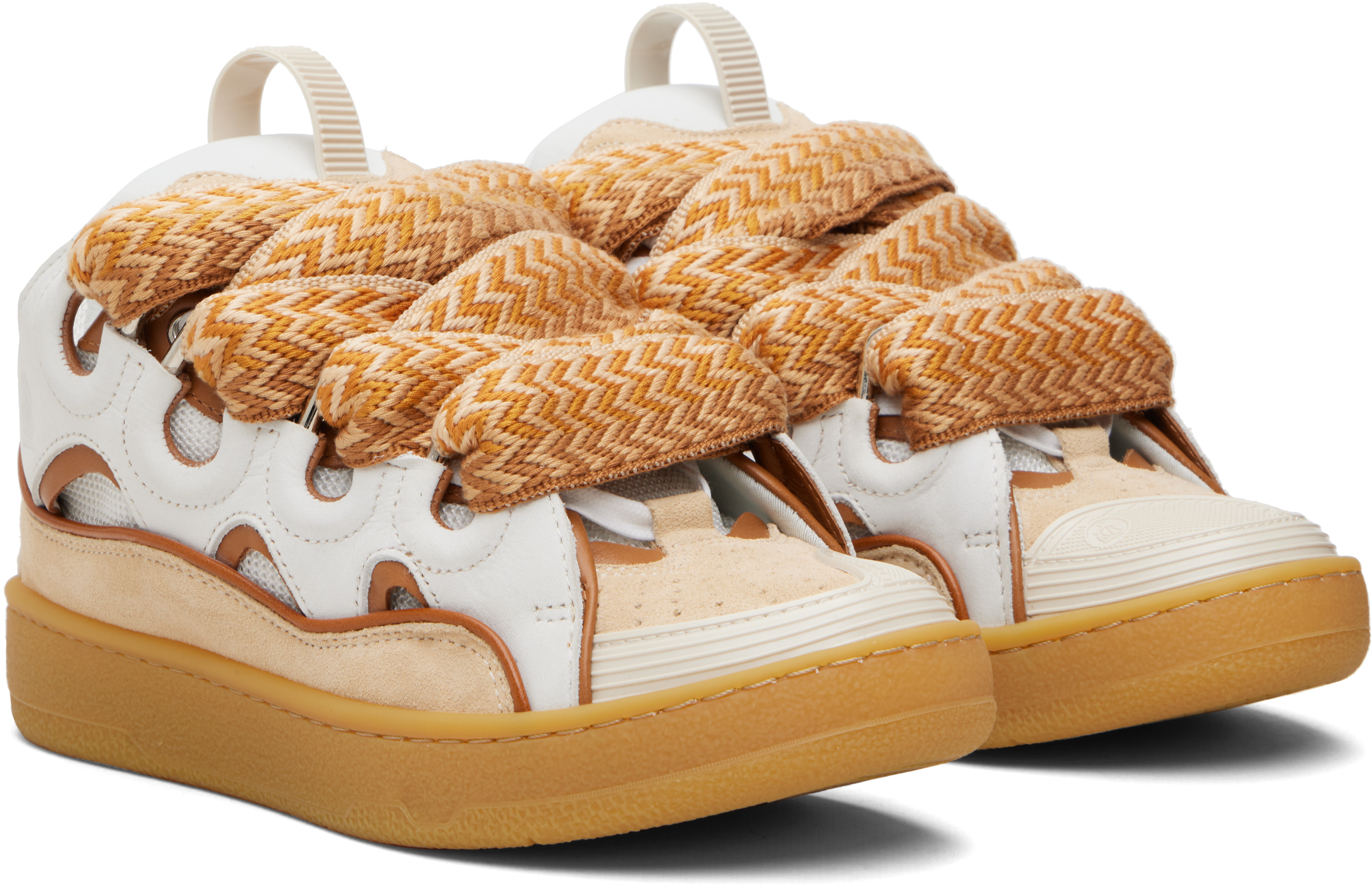 Lanvin Curb Sneakers In Multi