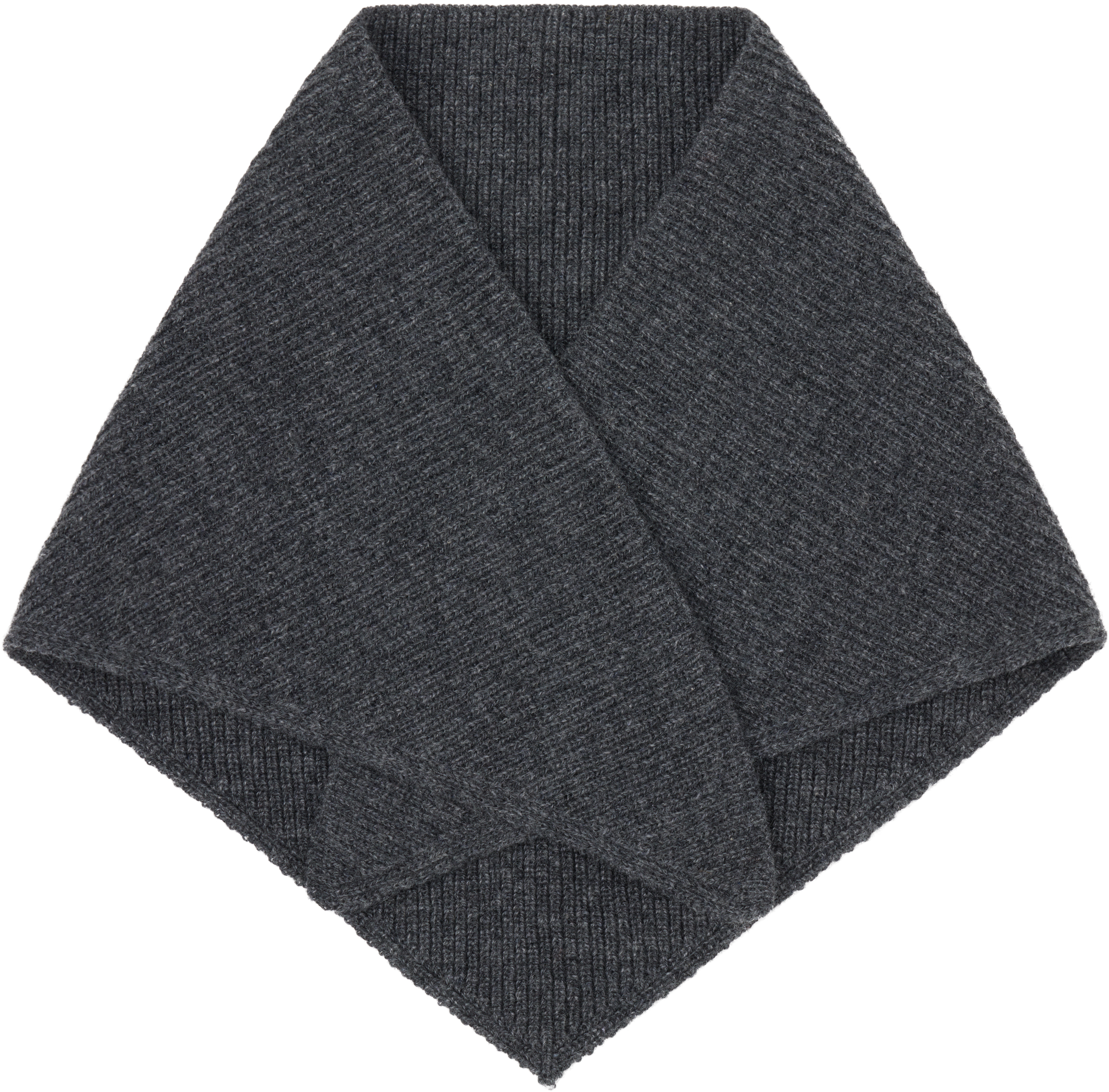 And-daughter Gray Fionn Cashmere Foulard Scarf In Black
