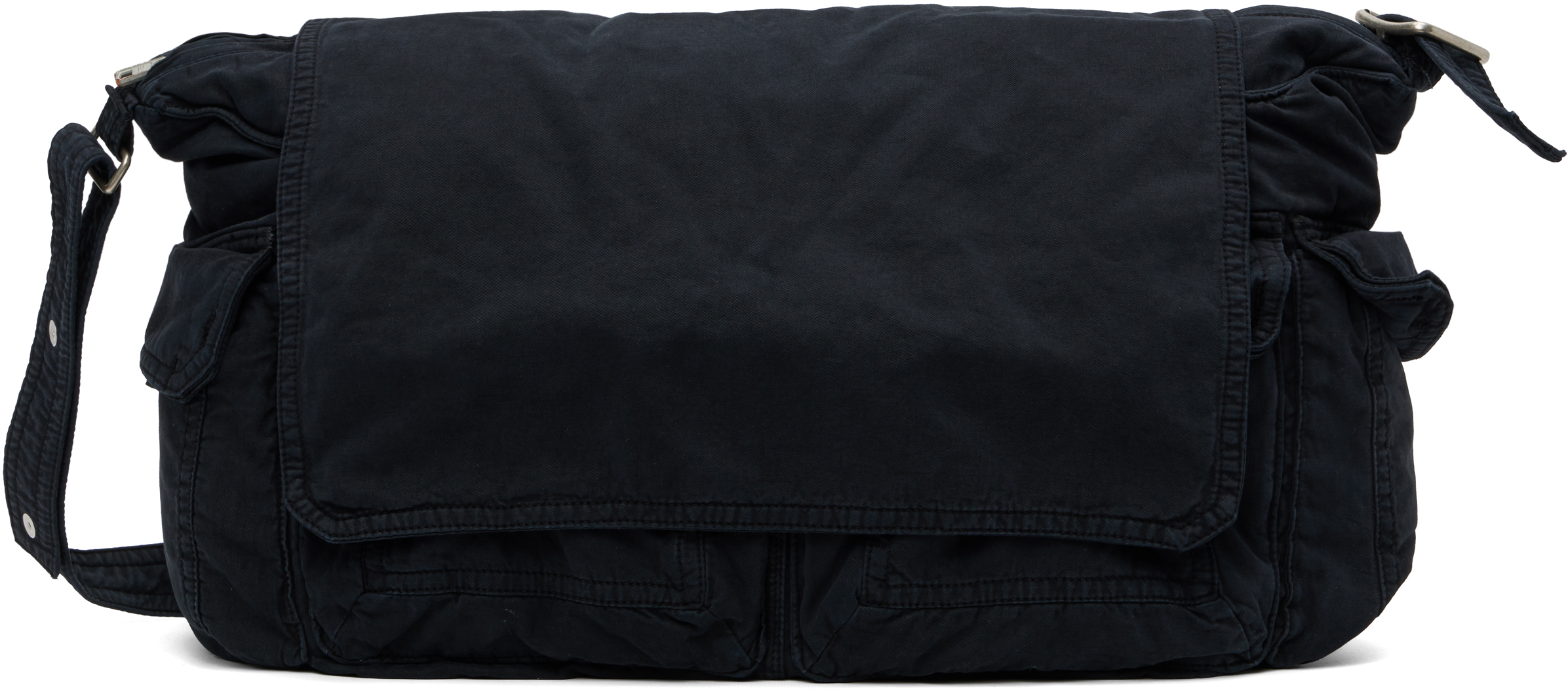 Erl Black Twill Cargo Bag