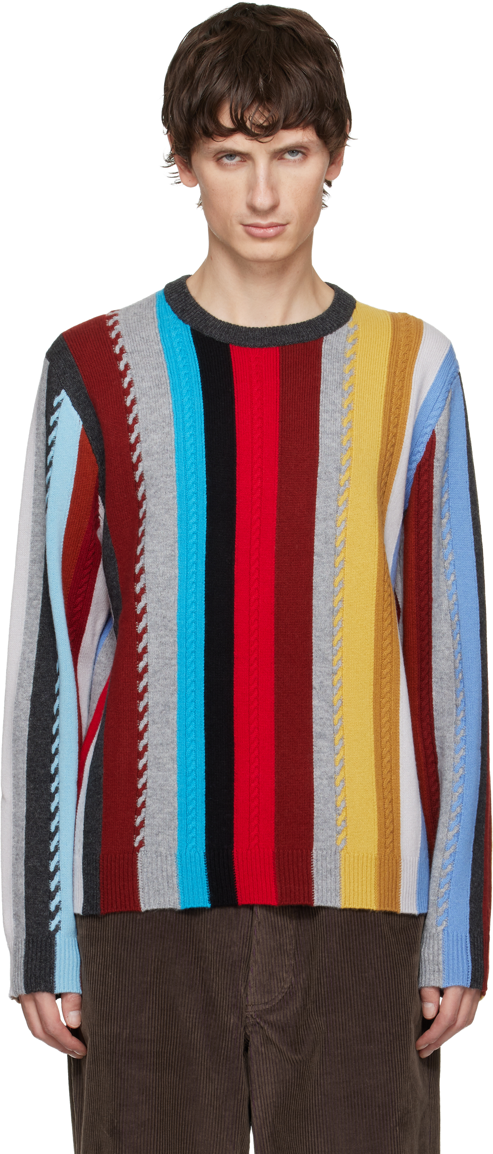Paul Smithのマルチカラー 'Signature Stripe' カシミヤブレンド