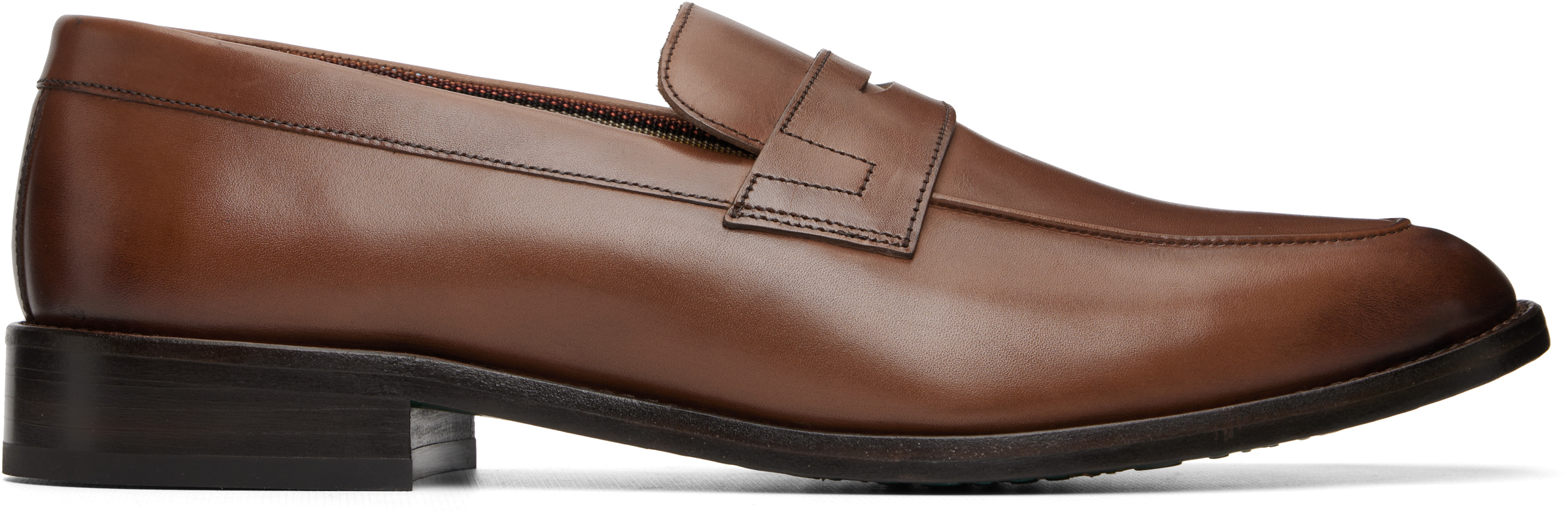 Paul Smith Brown Leather Benito Loafers