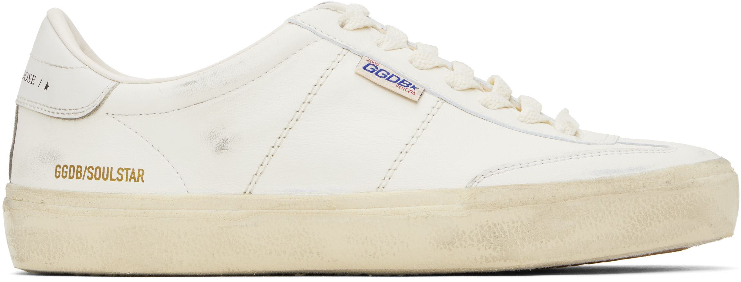 Golden Goose: White Soul Star Sneakers | SSENSE