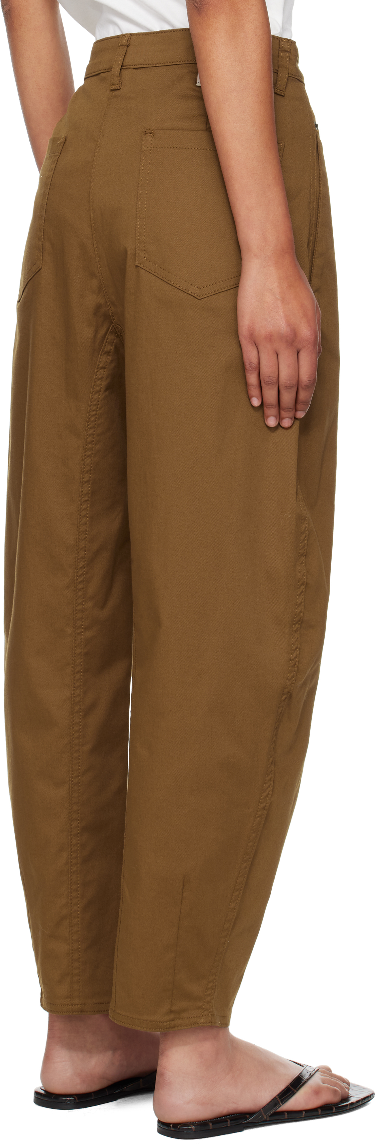 Mm By Max Mara Brown Etere Trousers