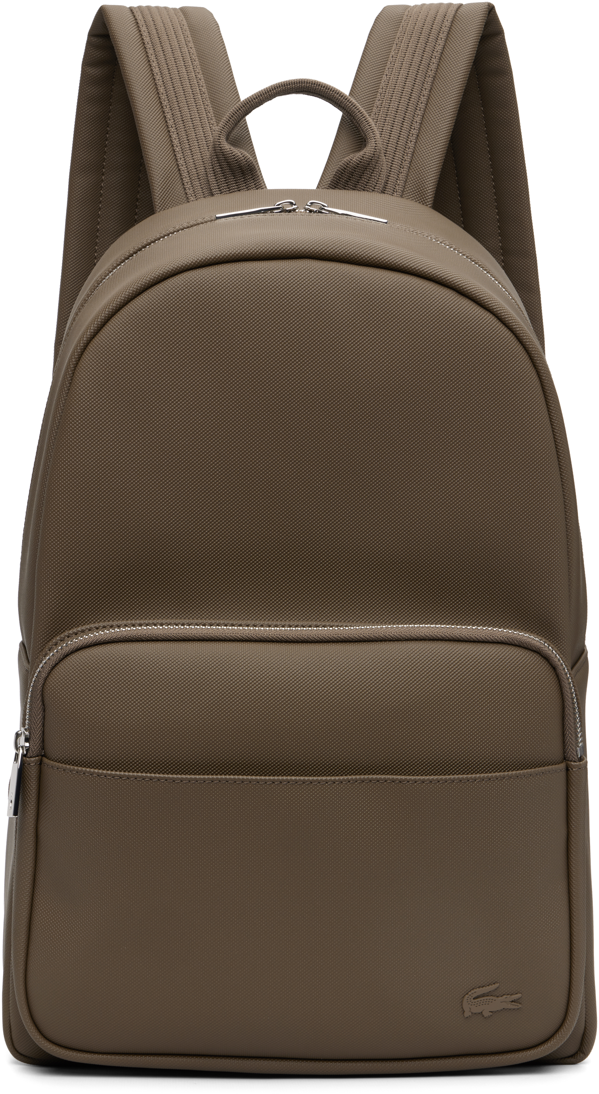 Lacoste Taupe Classic Backpack In Brown