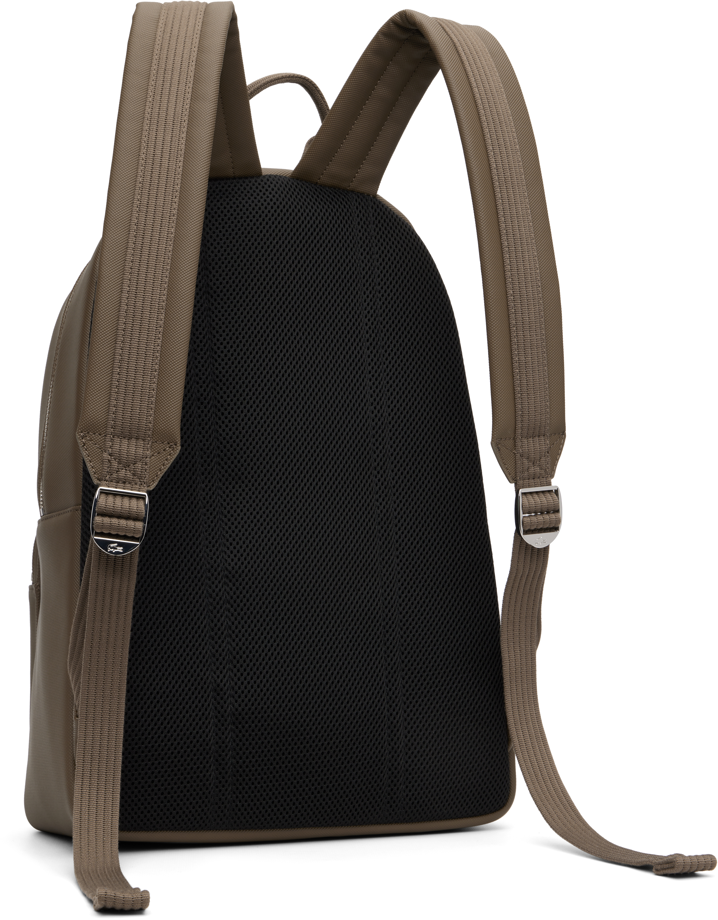 Lacoste Taupe Classic Backpack In Brown
