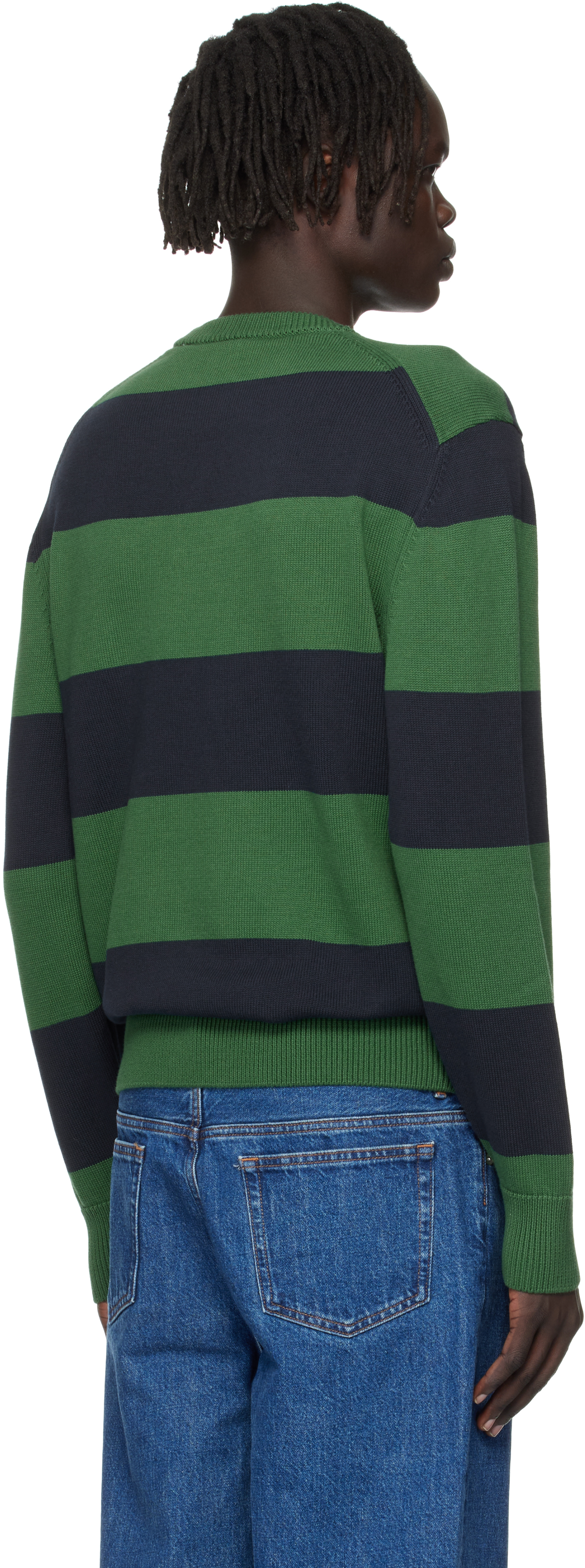 Lacoste Striped Sweater In Multi