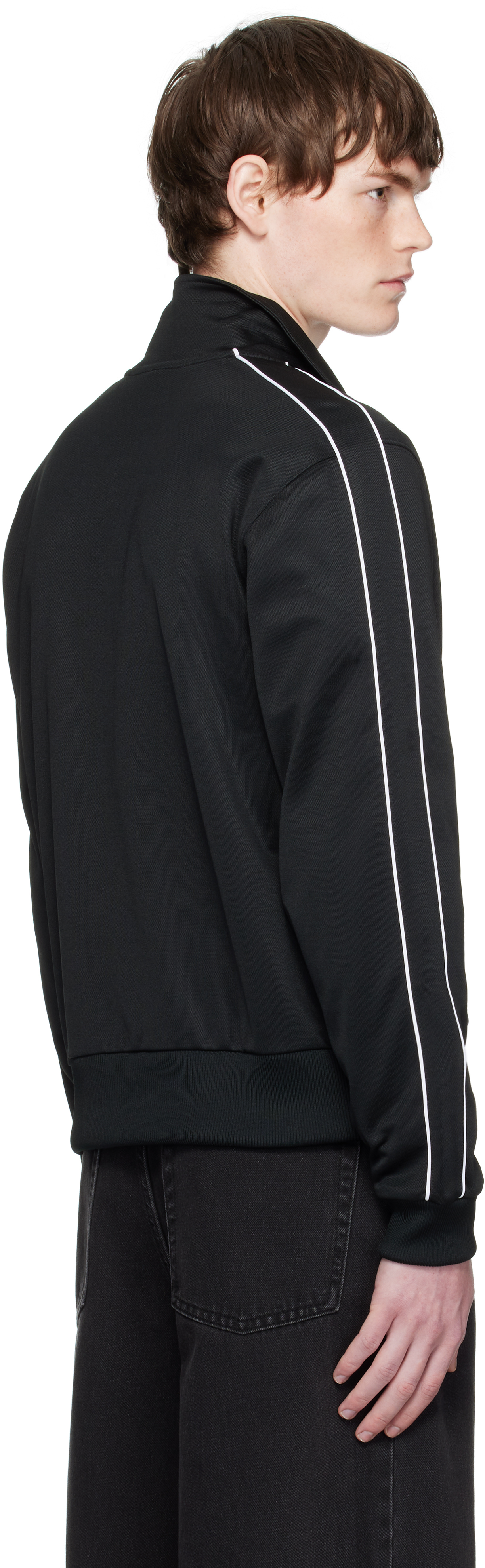 Lacoste Men's Paris Piquã© Zip-up Track Jacket - 4xl - 9 In Black
