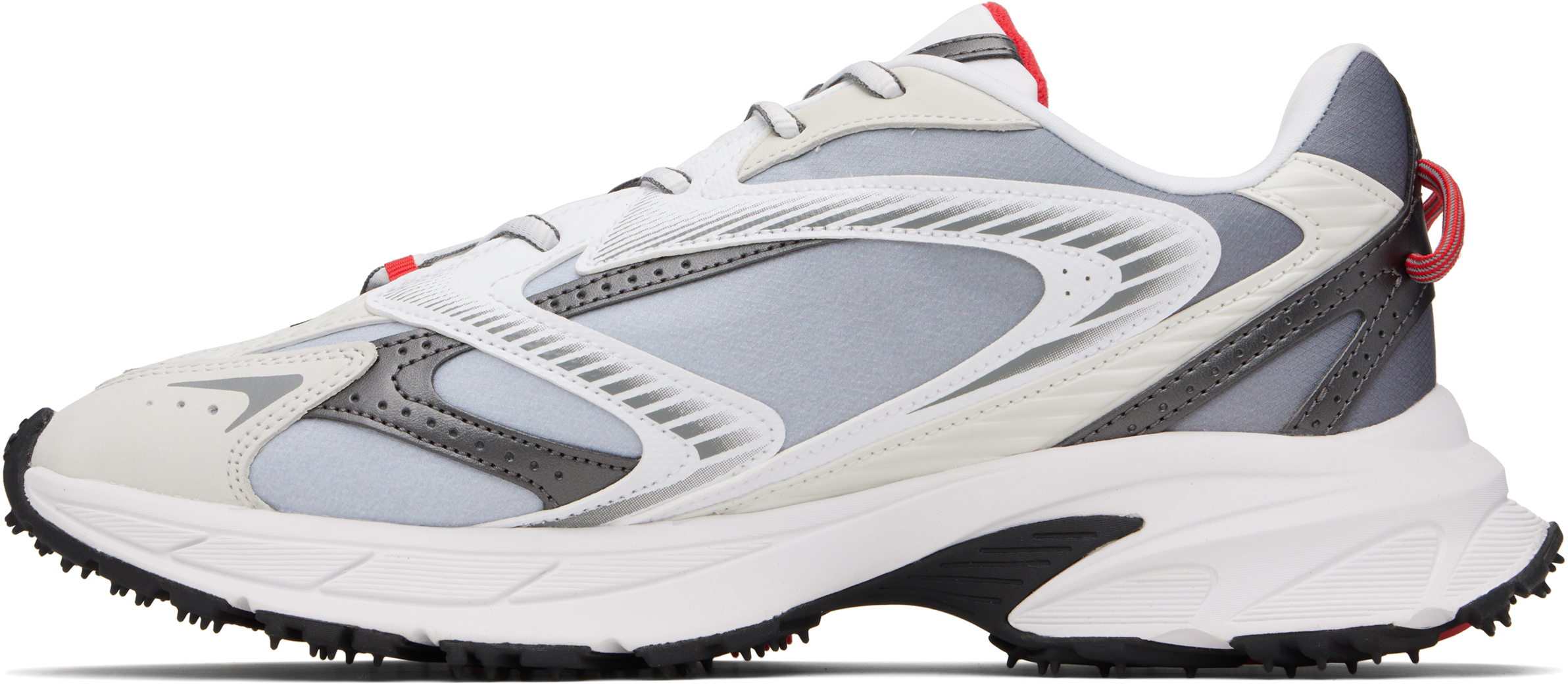Lacoste White & Gray L003 Neo Shot Sneakers In Multi