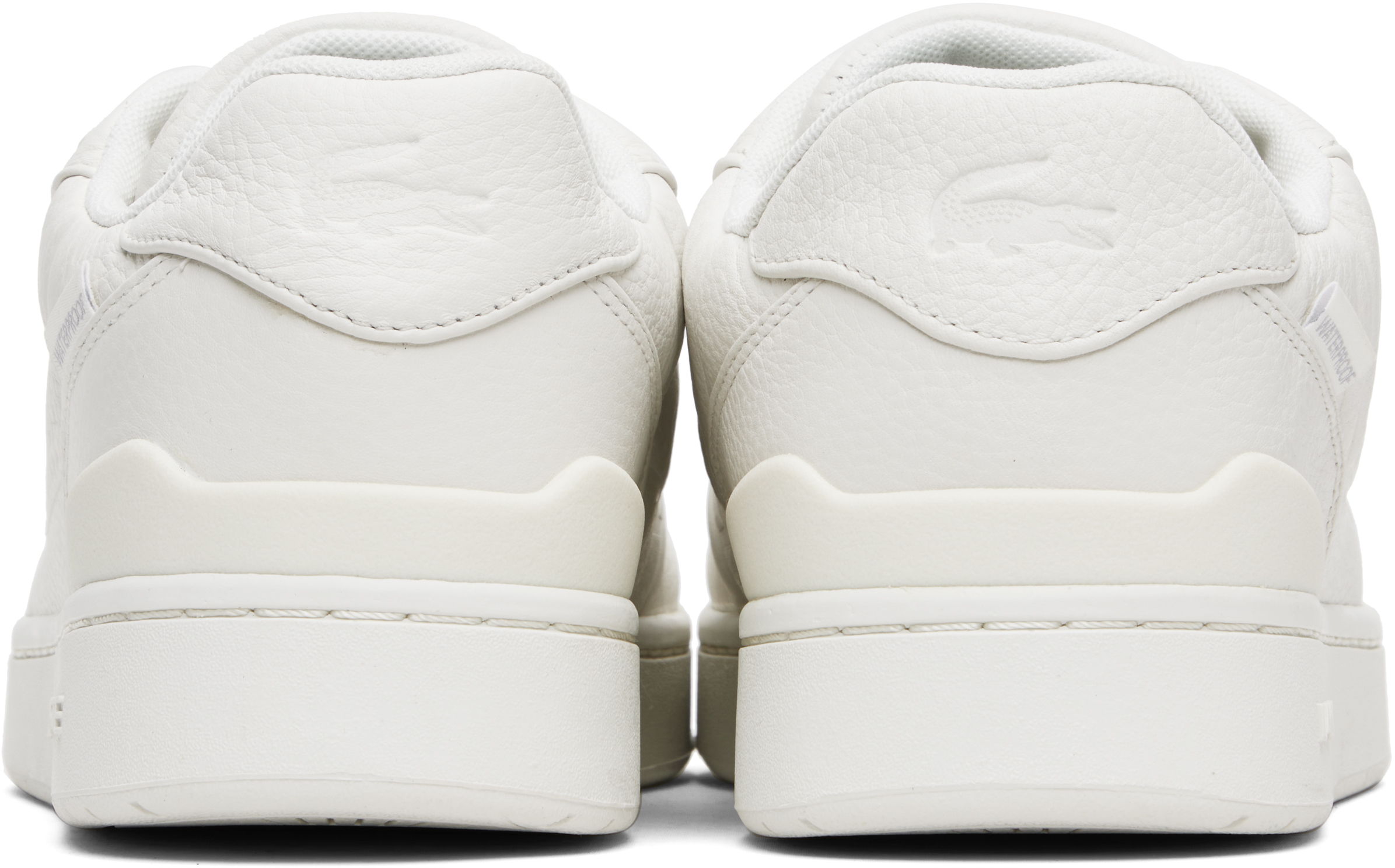 Lacoste White T-clip Shield Sneakers In White
