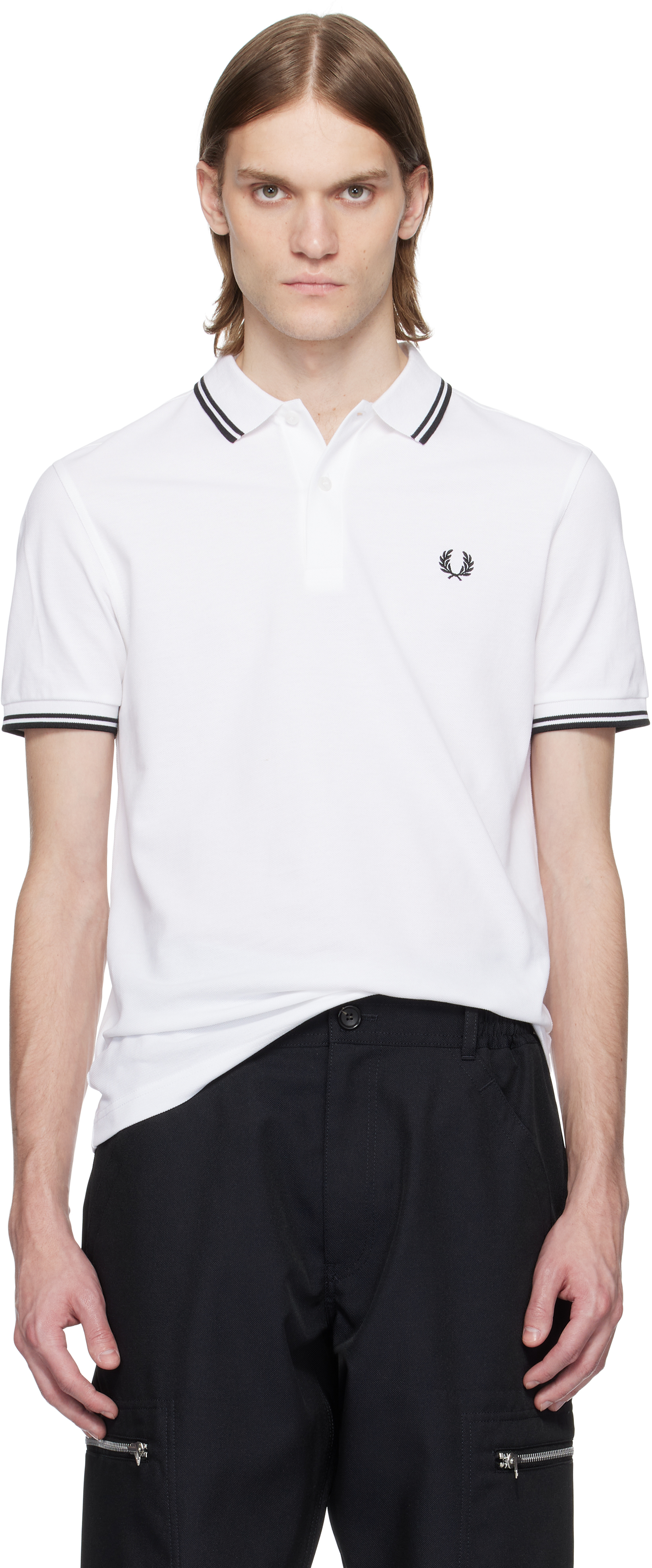 Comme des Garçons Shirt: ホワイト Fred Perryエディション