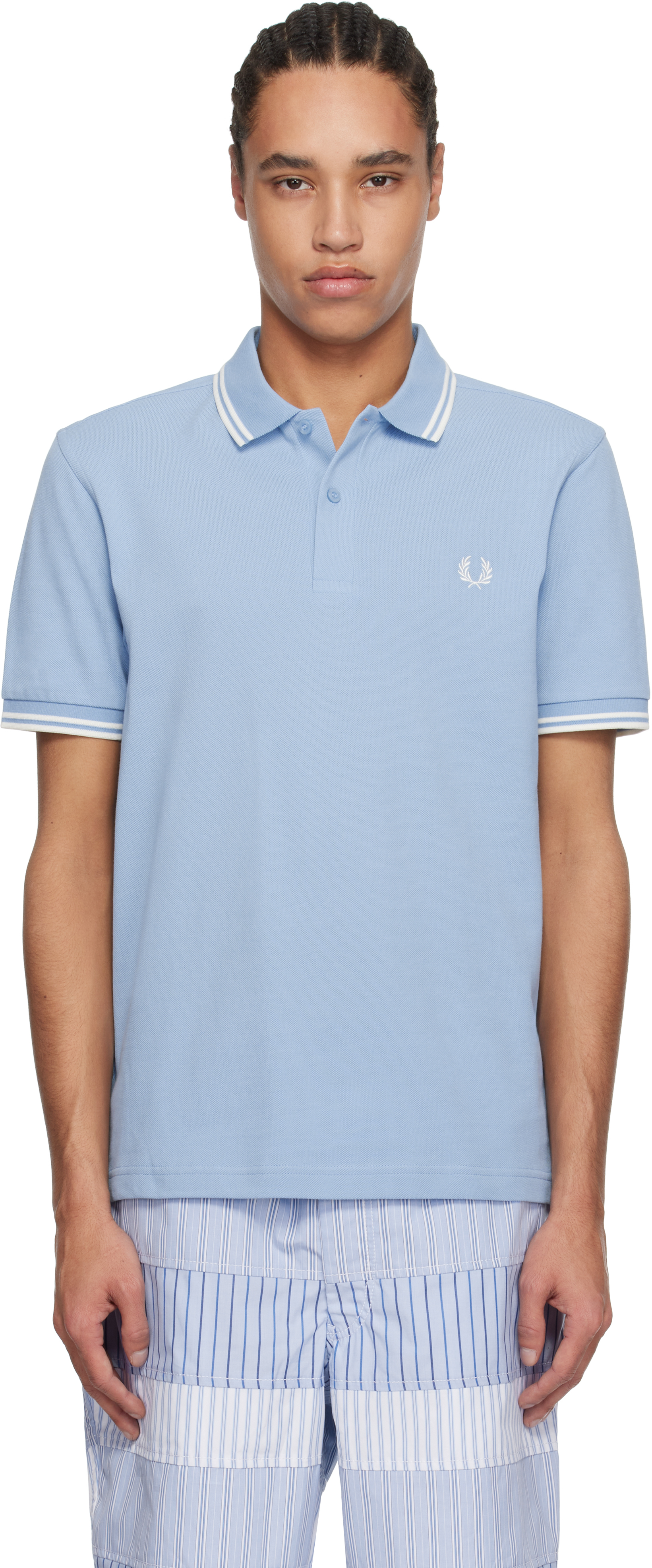 Comme des Garçons Shirt: Blue Fred Perry Edition 'Strong