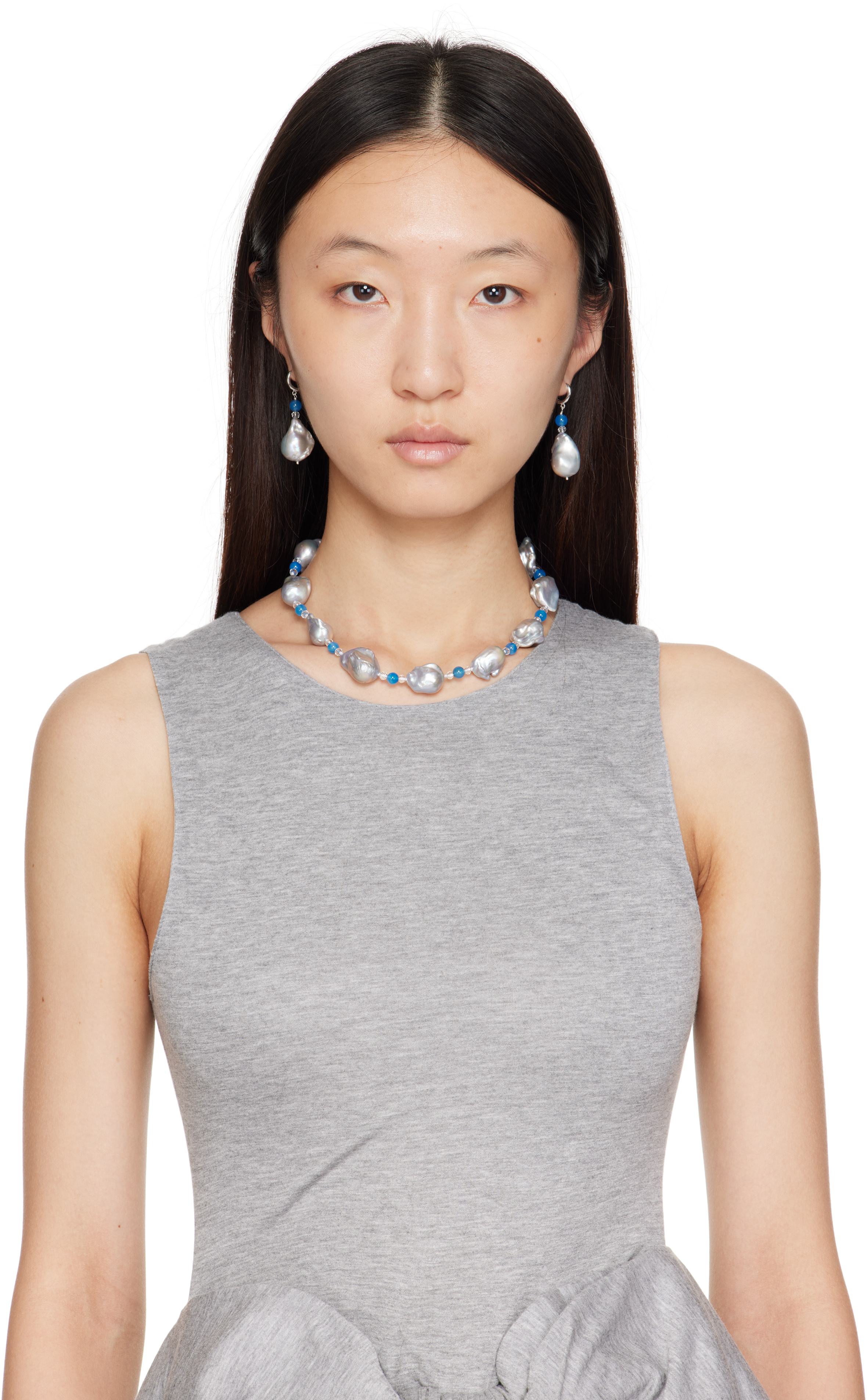 Gohar World Host Earrings In Metallic