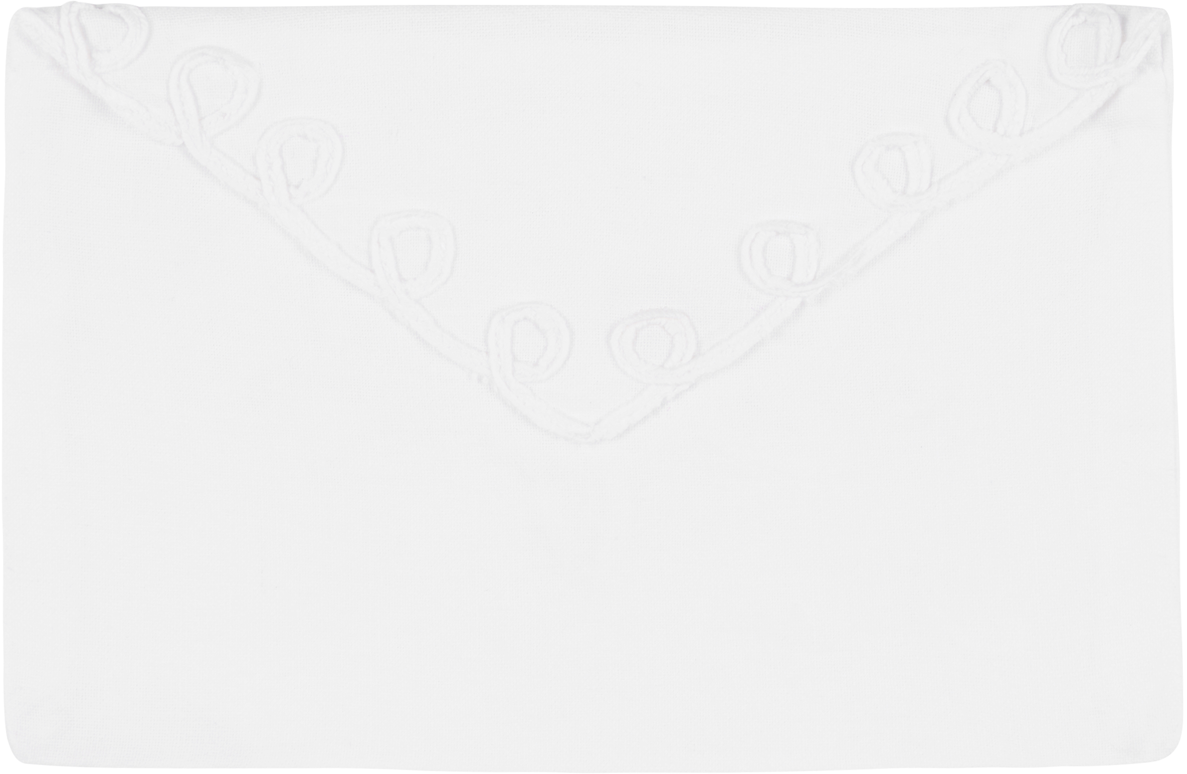 Gohar World Four-pack White Embroidered Lace Envelopes