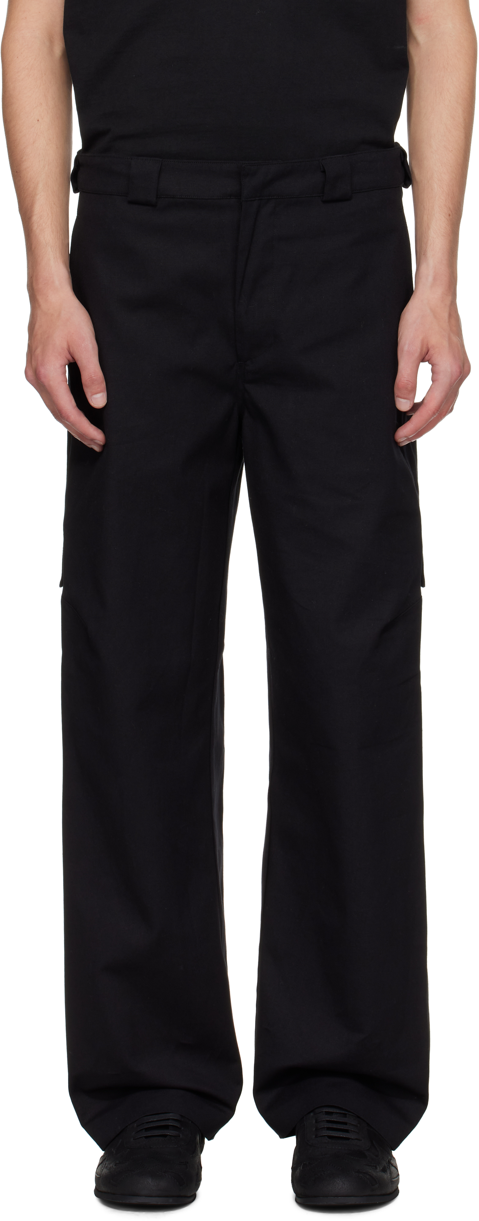 Black Heavyweight Cargo Pants