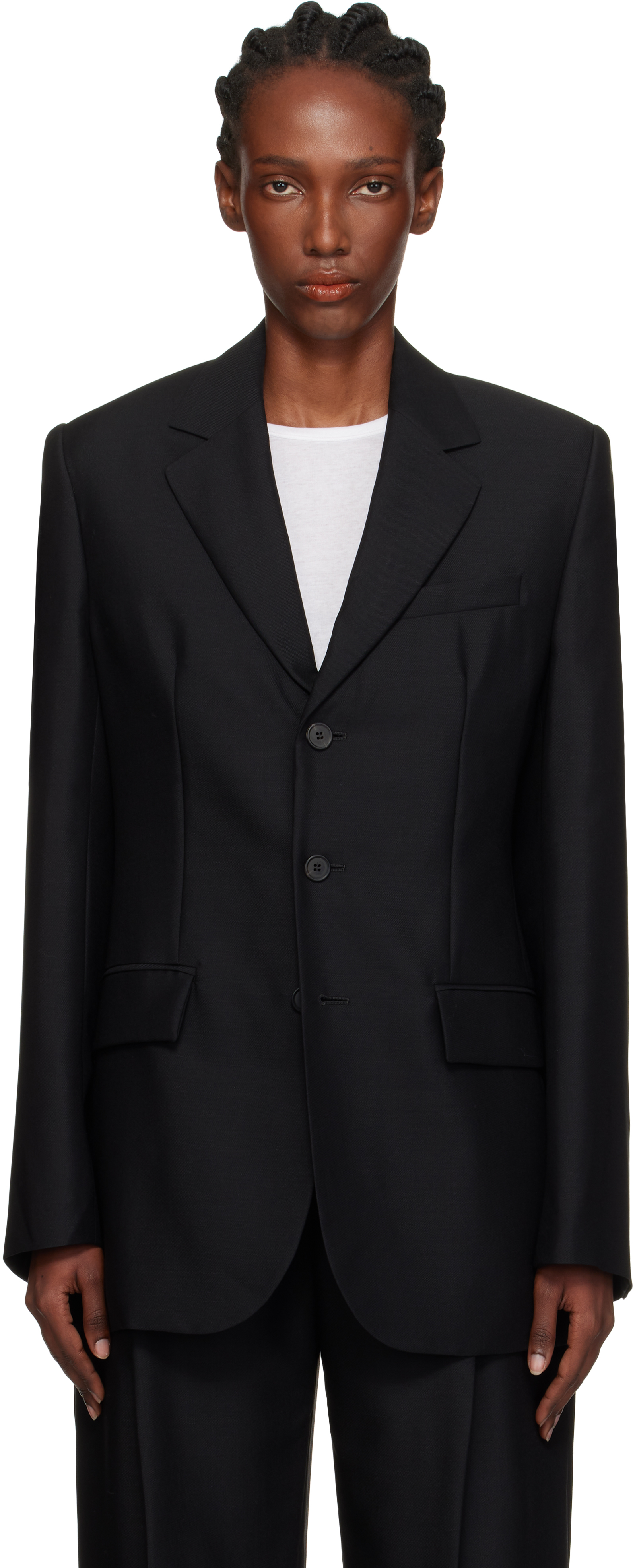 Wardrobe.nyc Black Light Longline Blazer