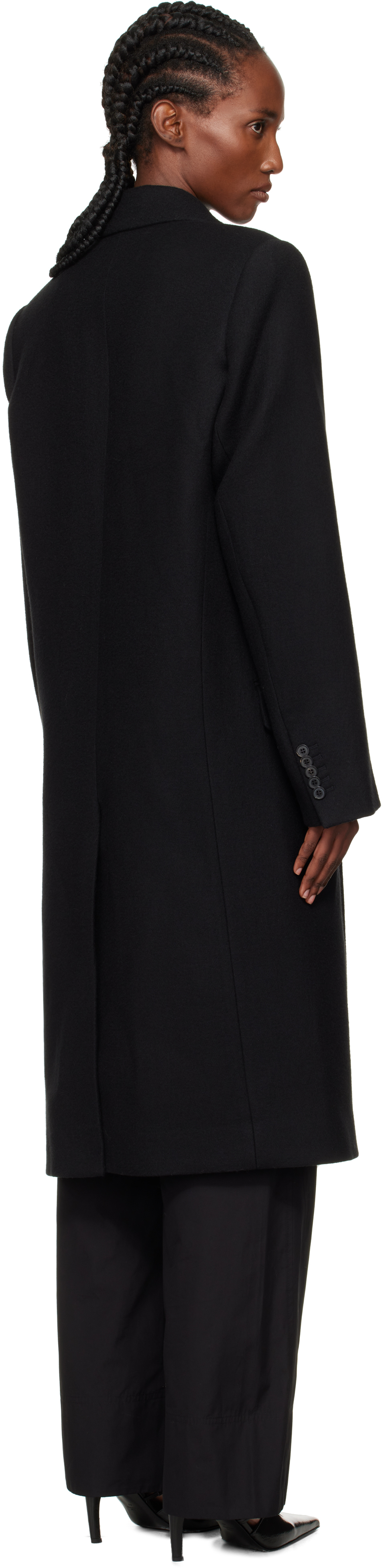 Wardrobe.nyc Double-breasted Coat In Black