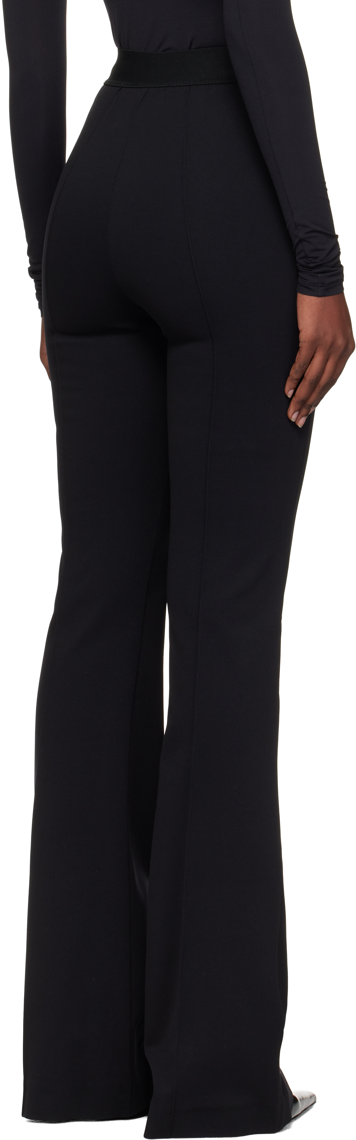 Wardrobe.nyc Black Rosie Huntington-whiteley Flared Trousers In Black