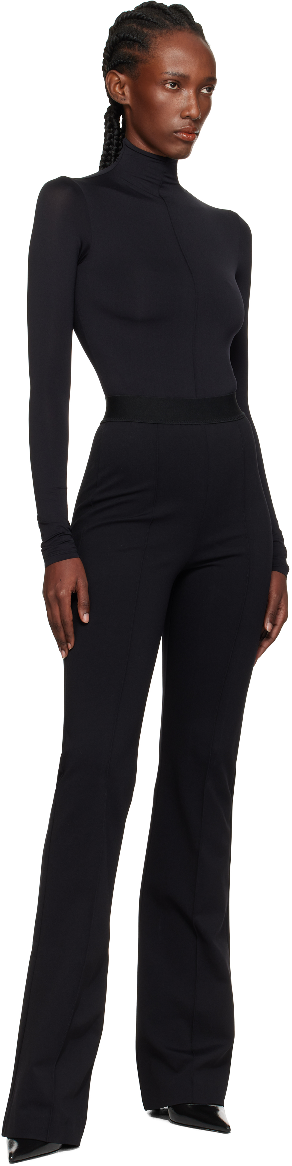 Wardrobe.nyc Black Rosie Huntington-whiteley Flared Trousers In Black