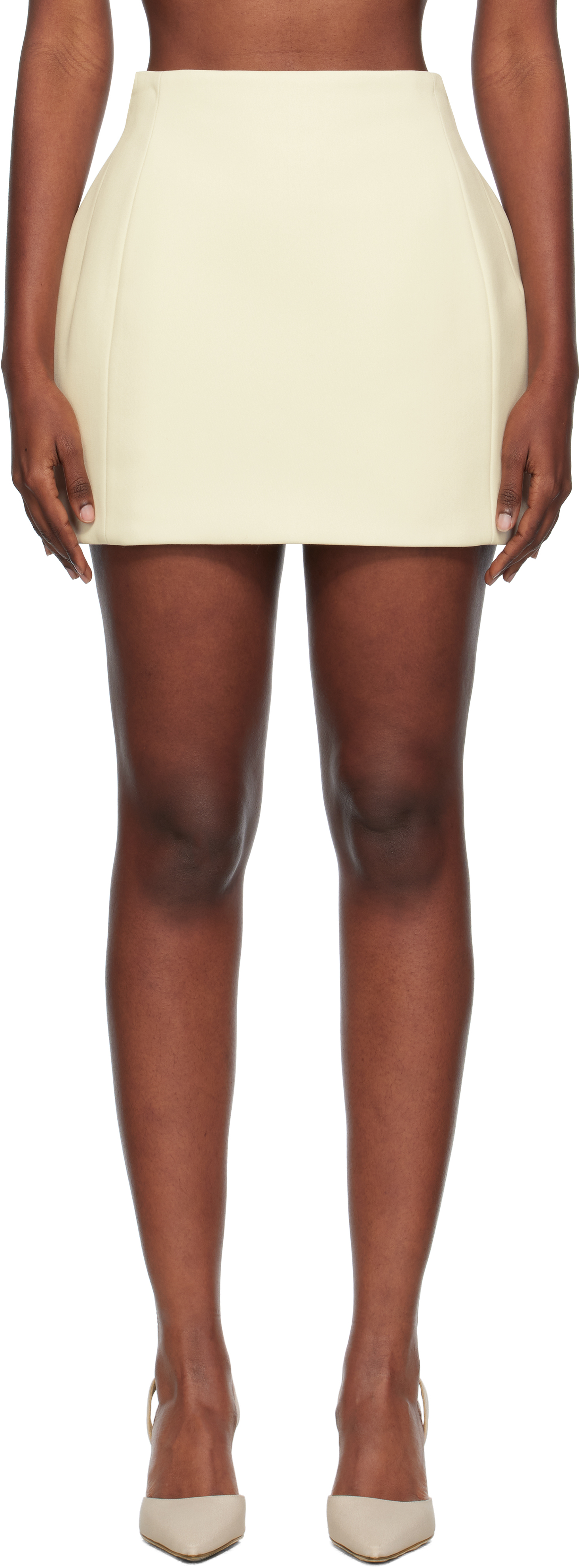 Wardrobe.nyc Off-white Rosie Huntington-whiteley Edition Sculpted Miniskirt