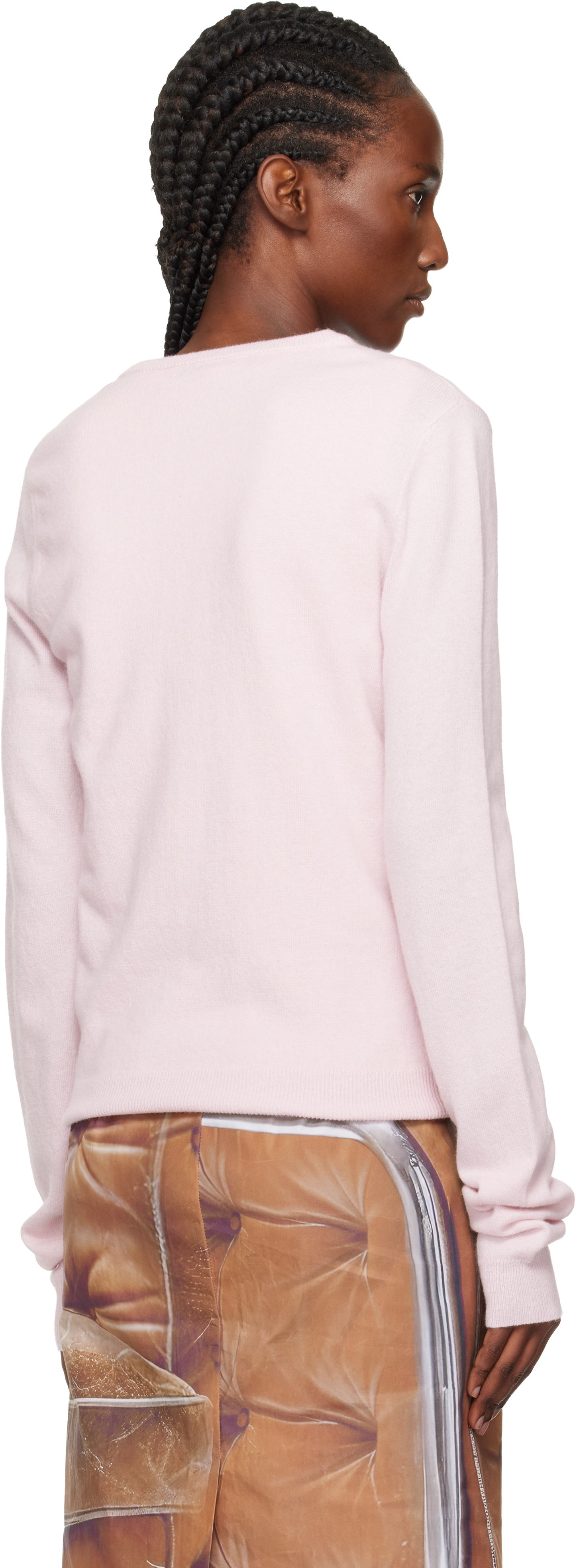 Julie Kegels Pink Twinset Sweater In Pink