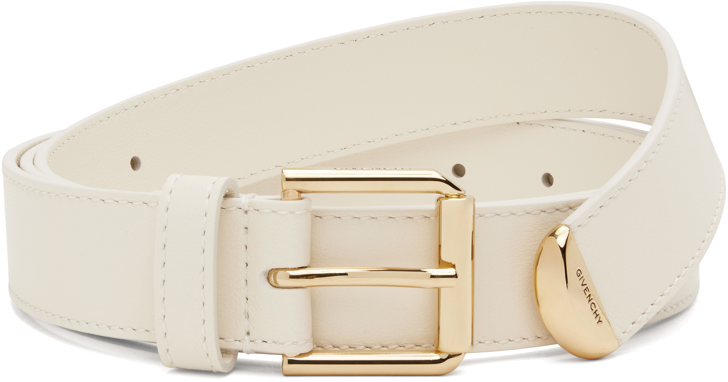Givenchy: Off-White Voyou Belt | SSENSE display picture 1