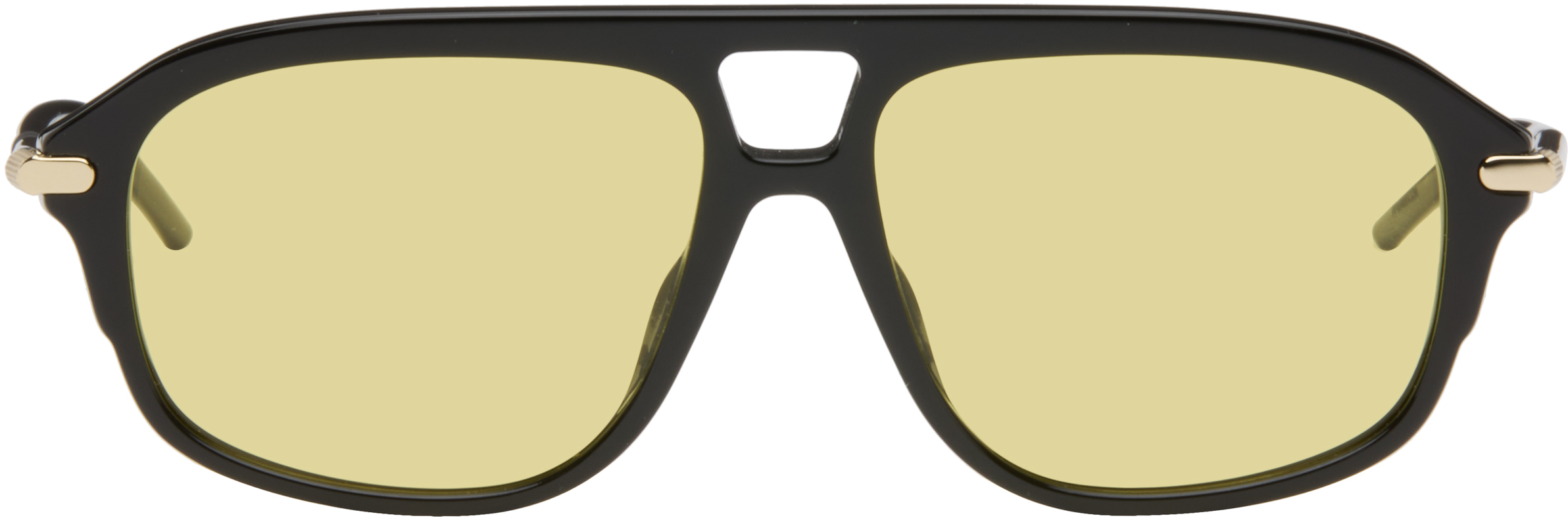 Black GV One Aviator Sunglasses
