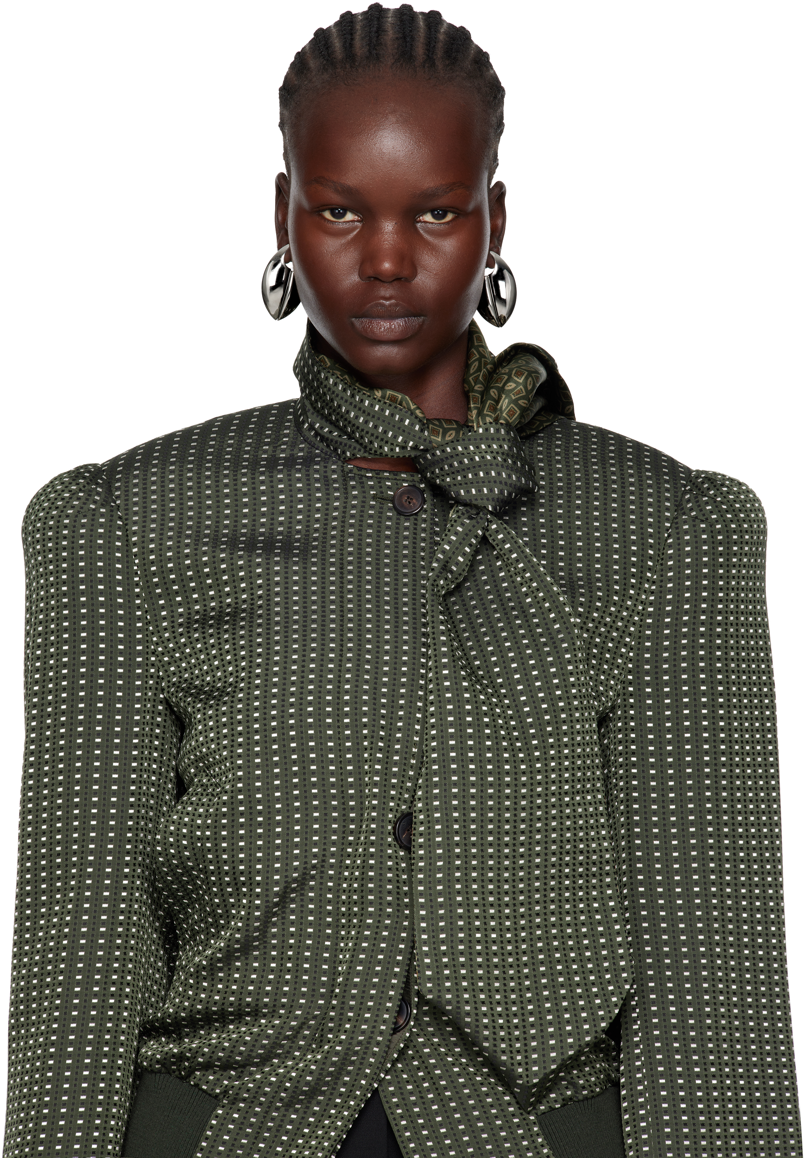 Givenchy Cocoon Earrings In Silver