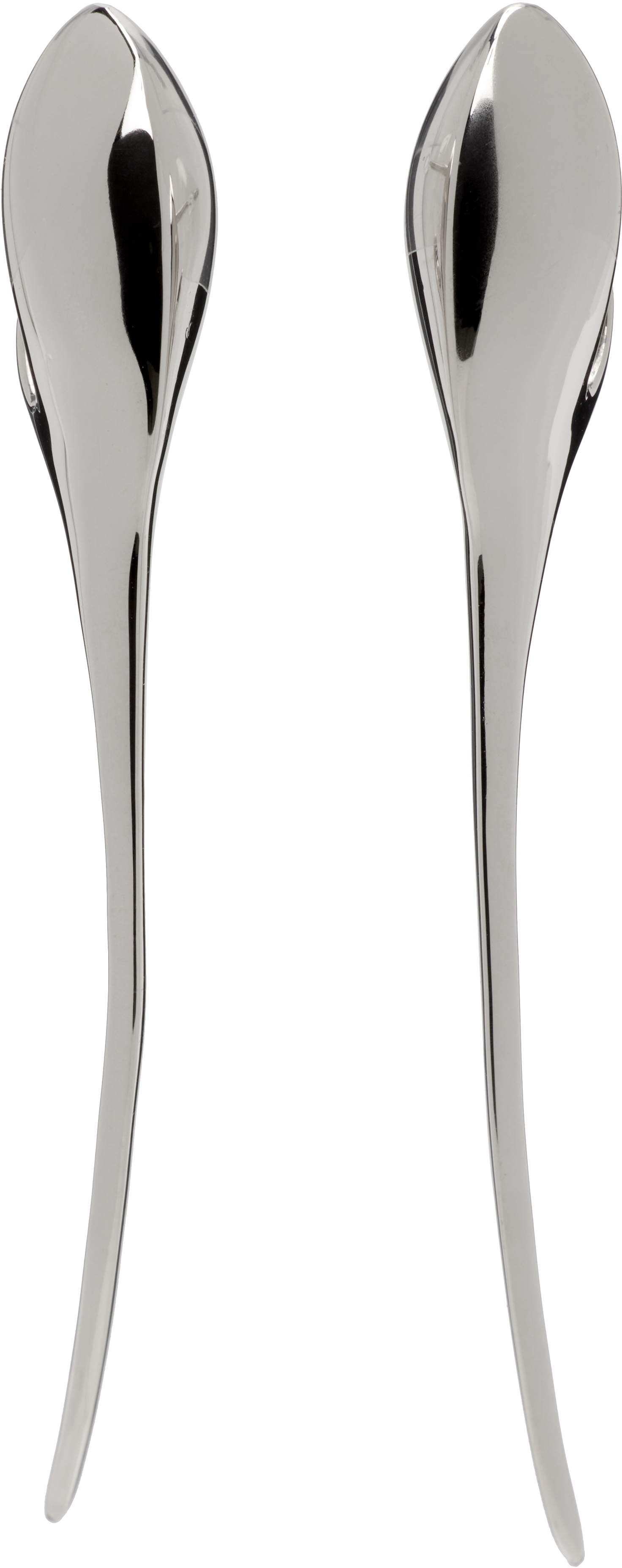 Givenchy Maple Seed Earrings In Silver