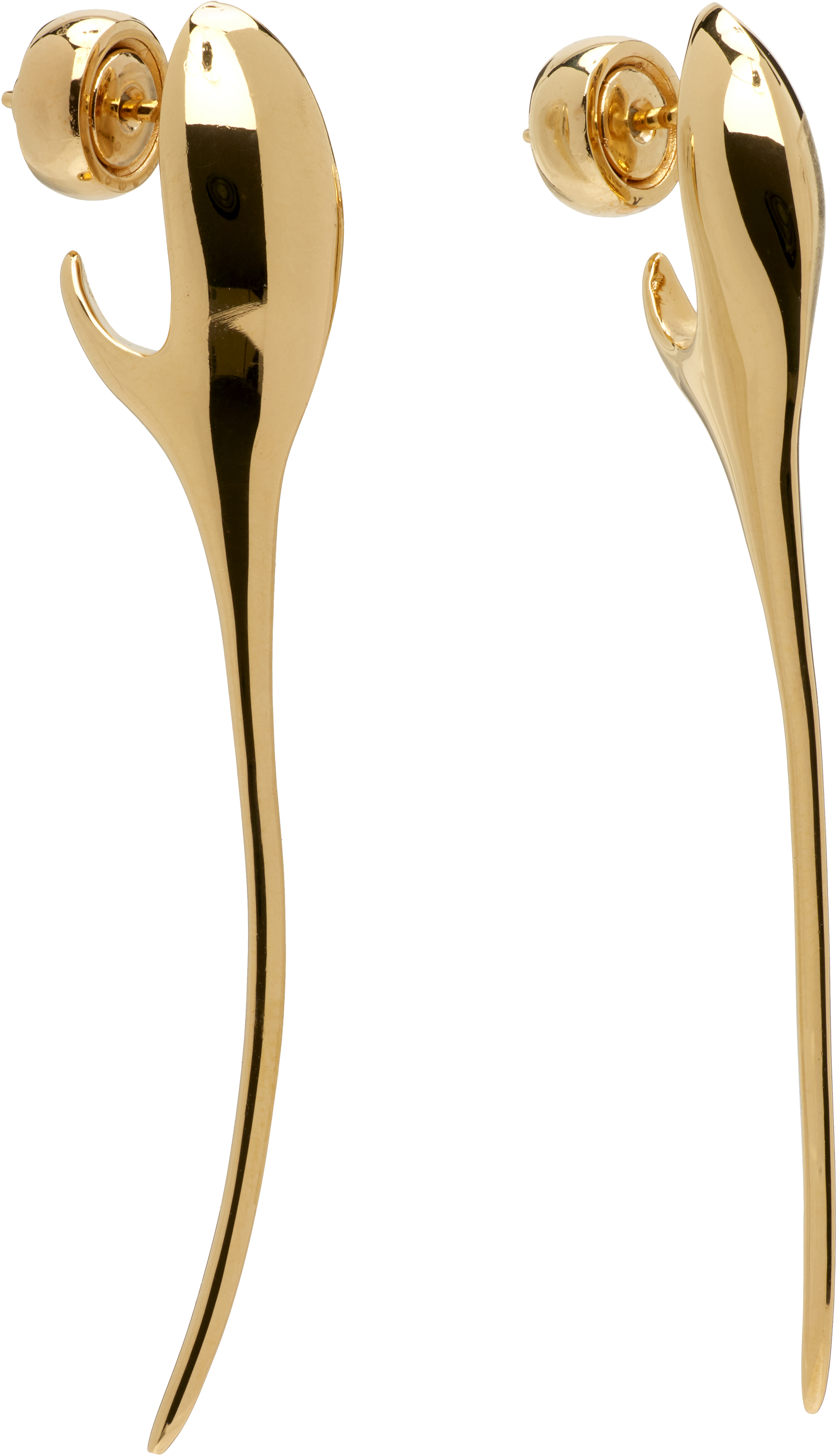 Givenchy Maple Seed Earrings In Gold