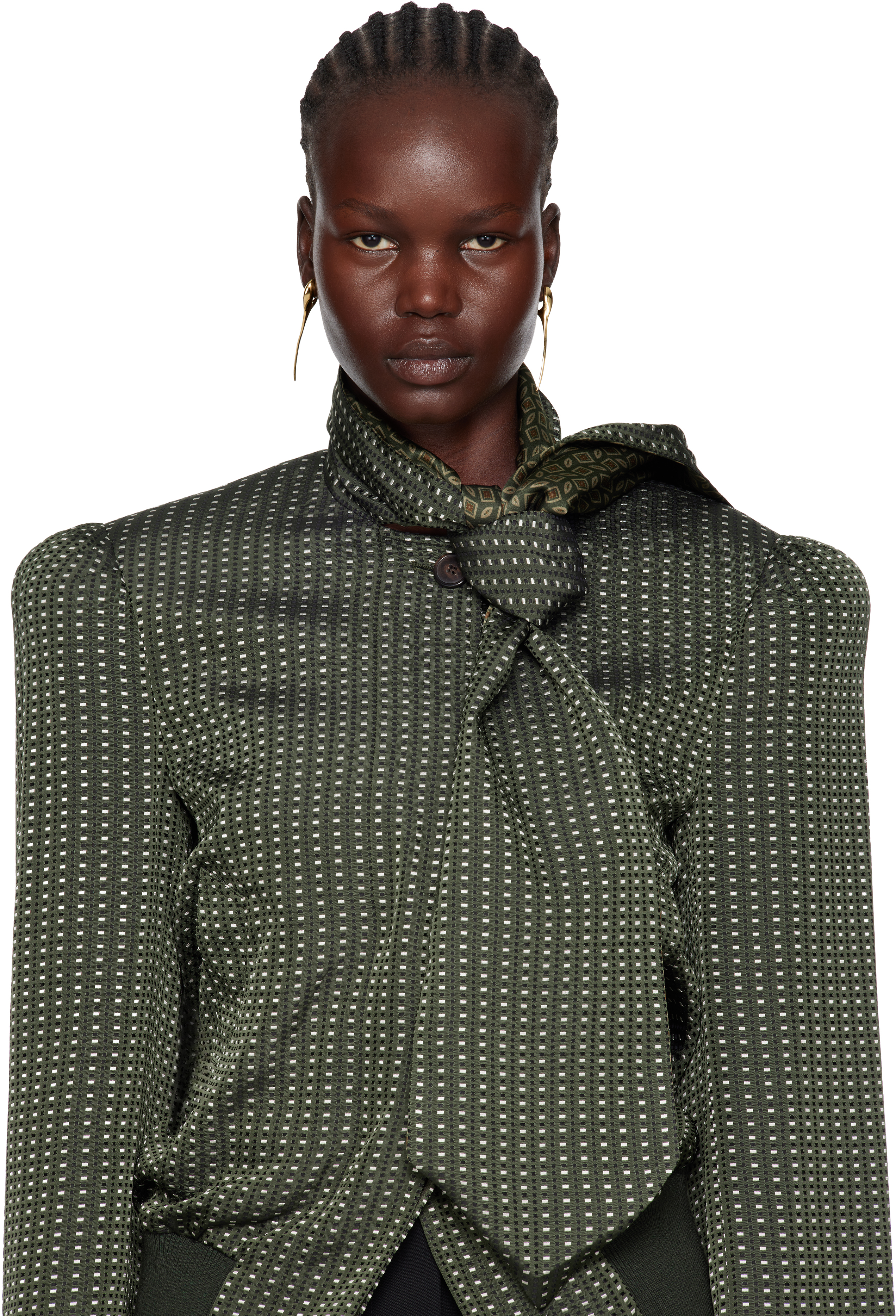 Givenchy Maple Seed Earrings In Gold