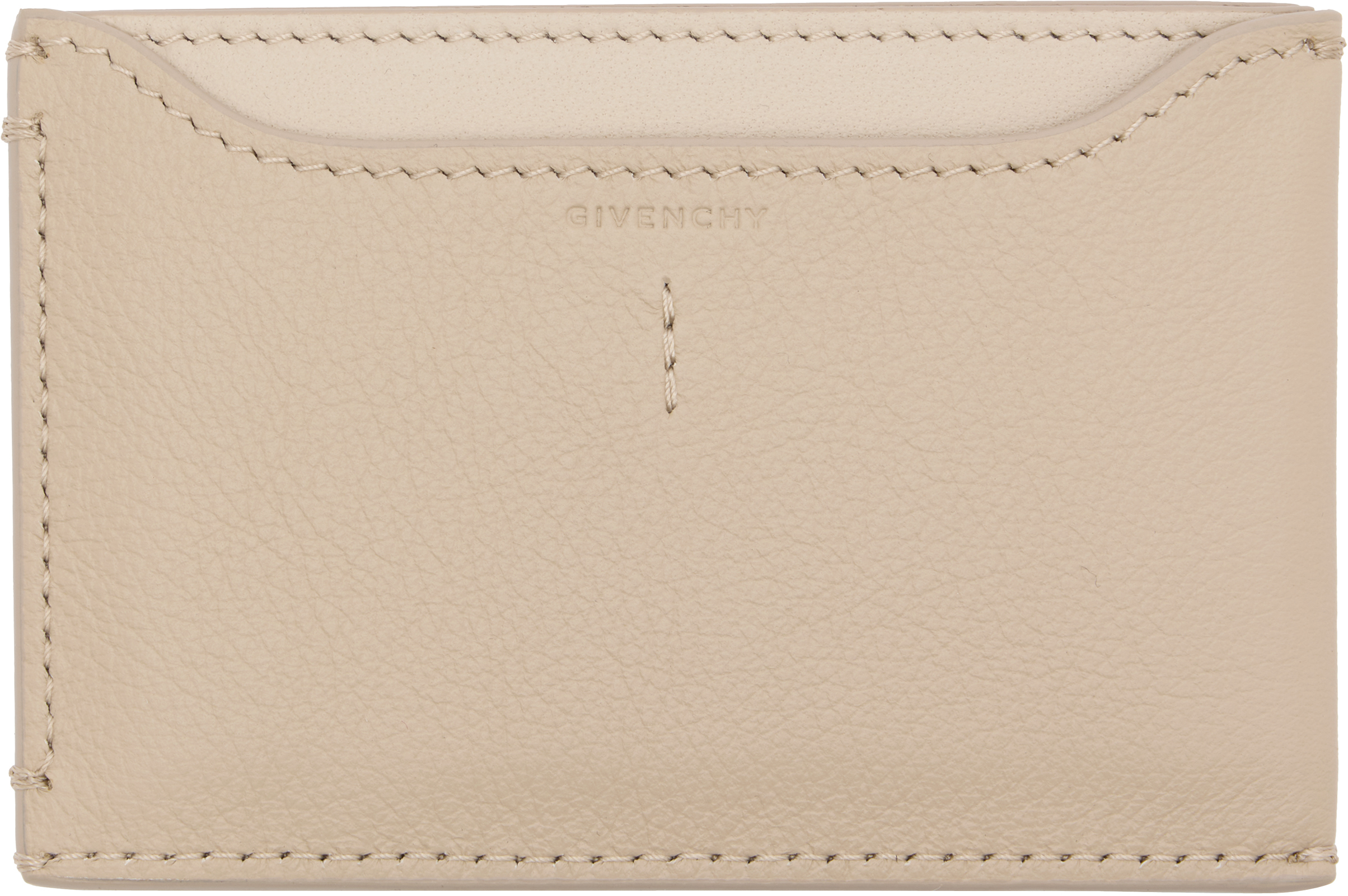 Givenchy Beige Day Card Holder In Neutral