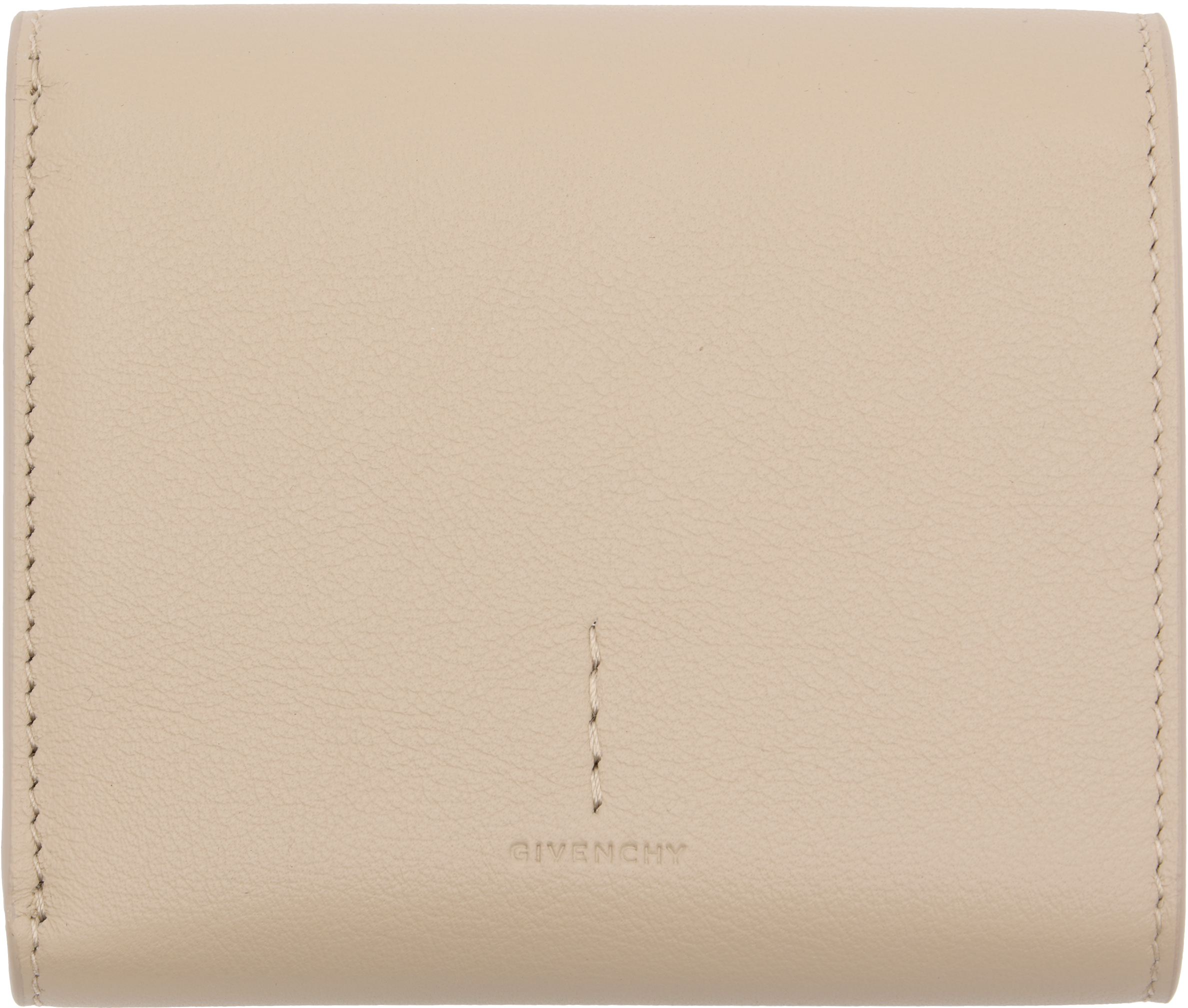 Givenchy Day Wallet In Grained Leather In Pink