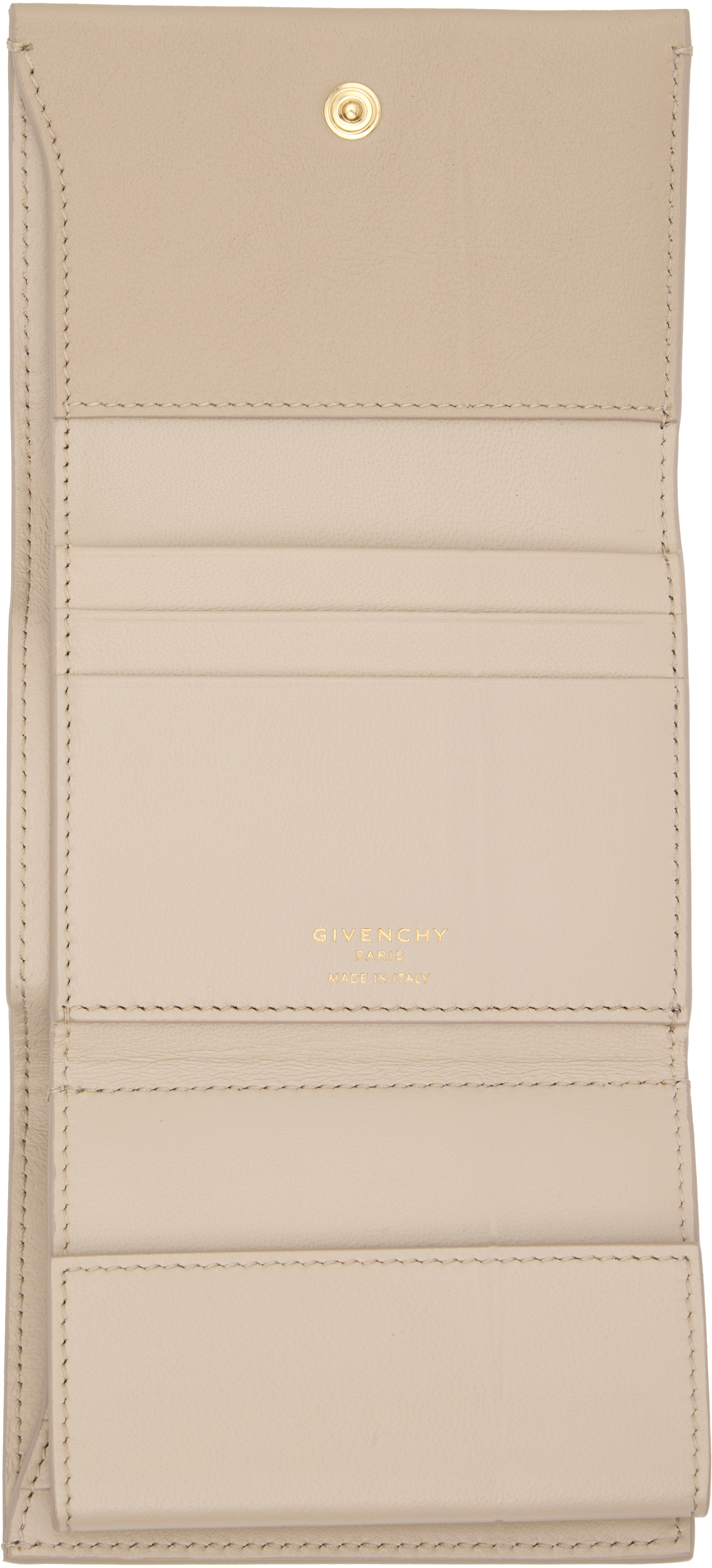 Givenchy Day Wallet In Grained Leather In Pink