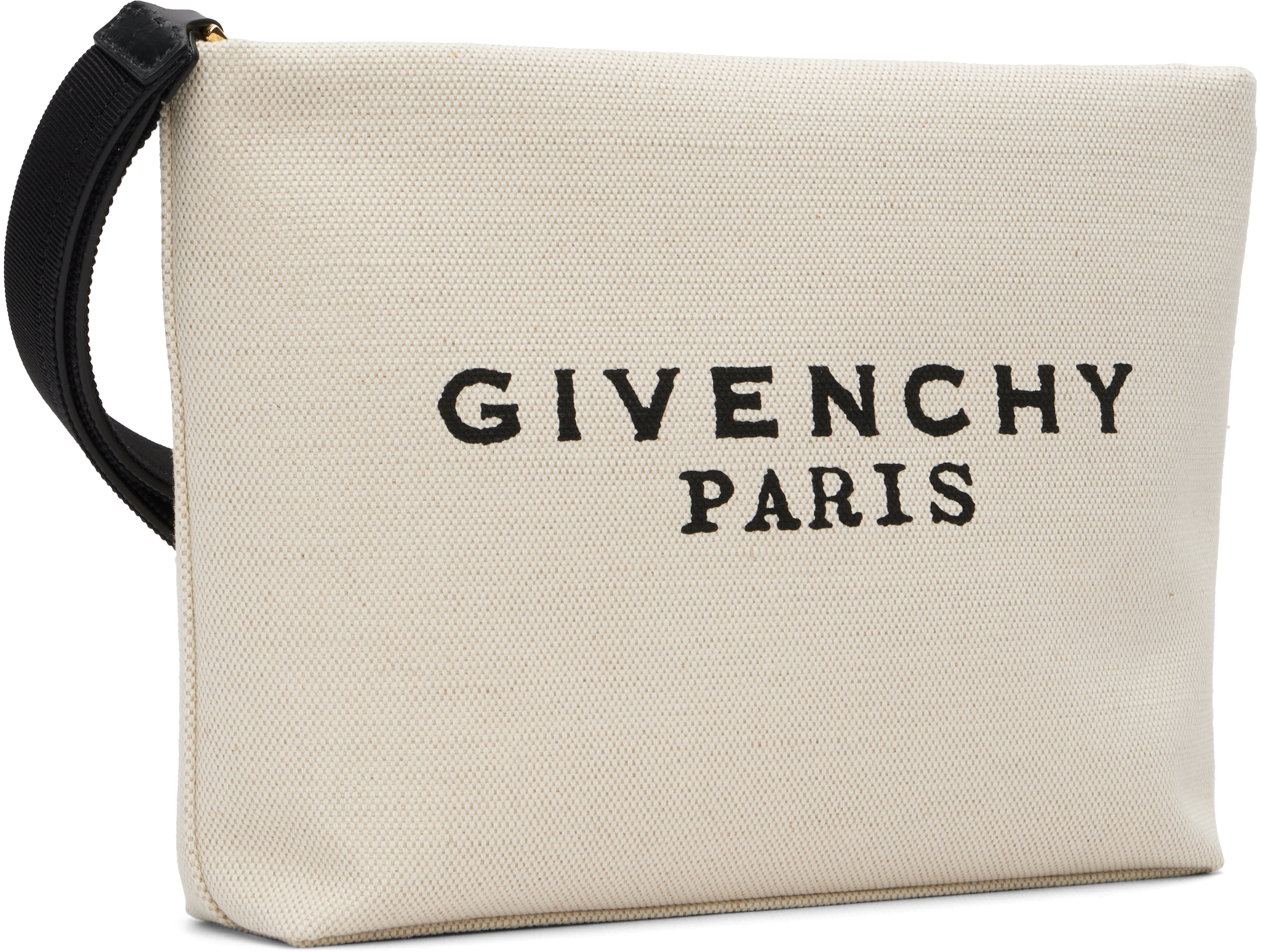 Givenchy Beige '' Canvas Pouch