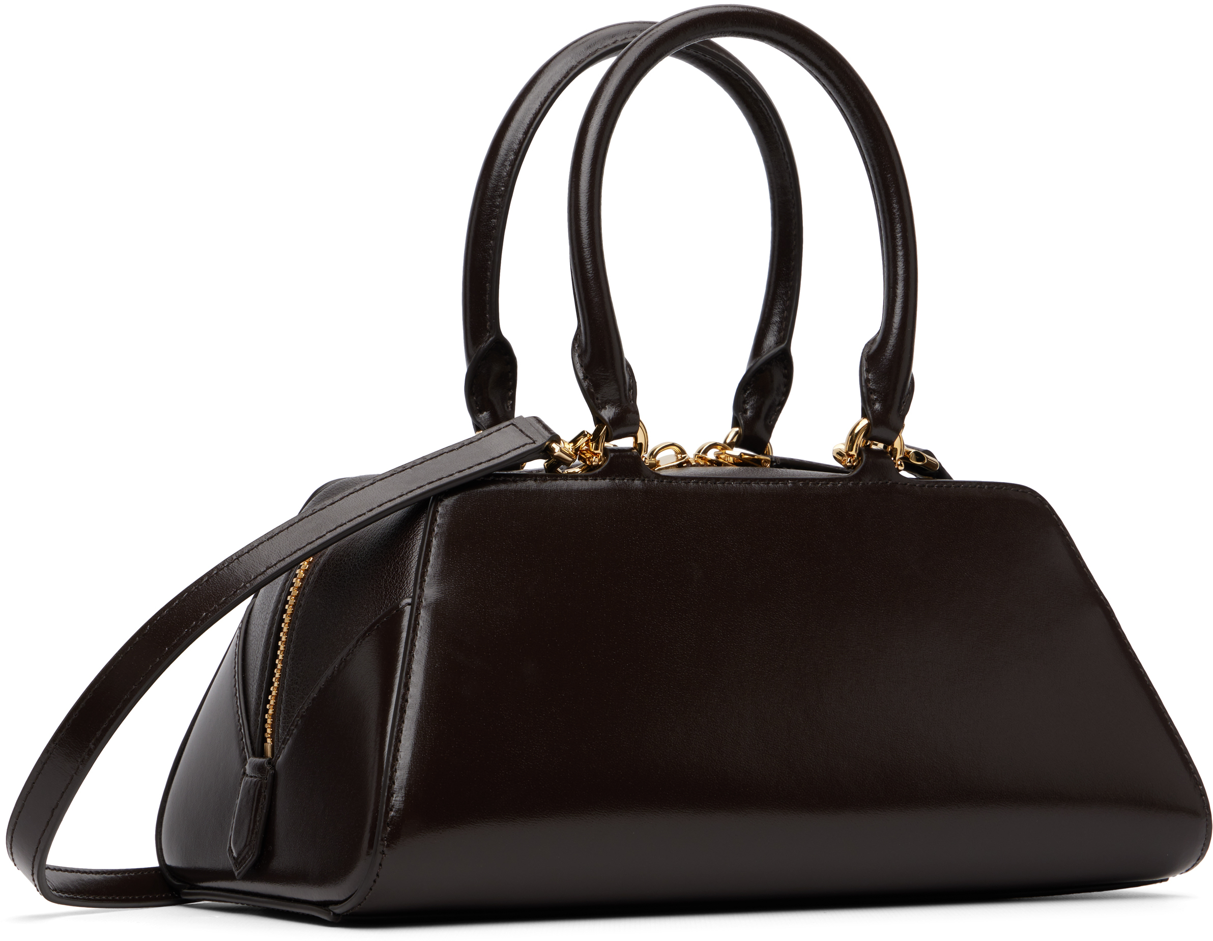 Givenchy Brown Small Antigona East-west Bag In Black