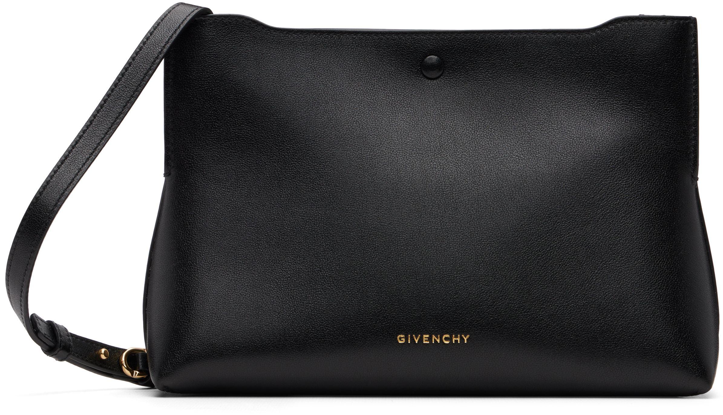 GIVENCHY ブラック ショルダーバッグ GIVENCHY ジバンシィ ショルダーバッグ ブラック ロゴ レザー 2way