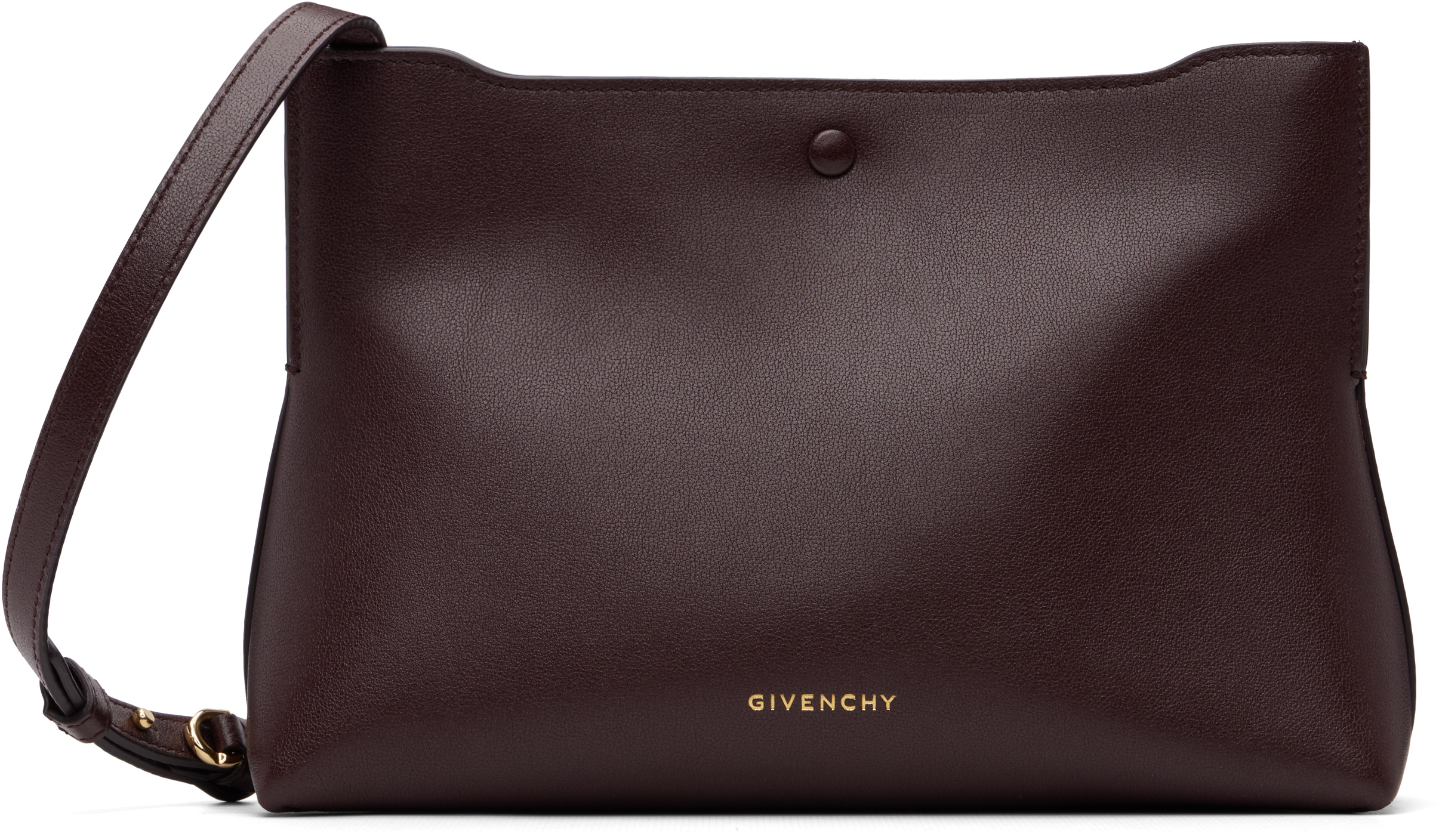 Givenchy Burgundy Day Pouch In Brown
