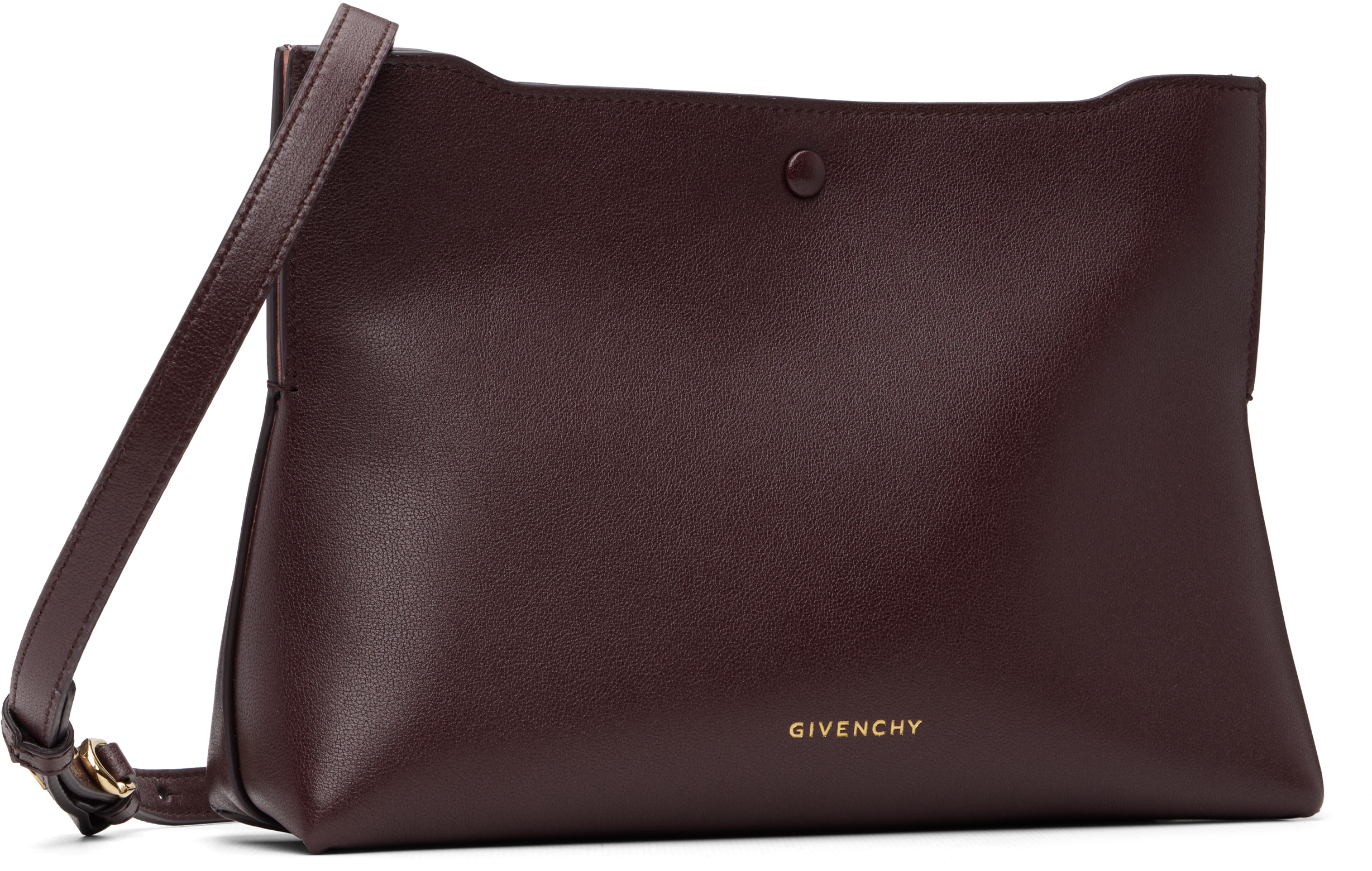 Givenchy Burgundy Day Pouch In Brown