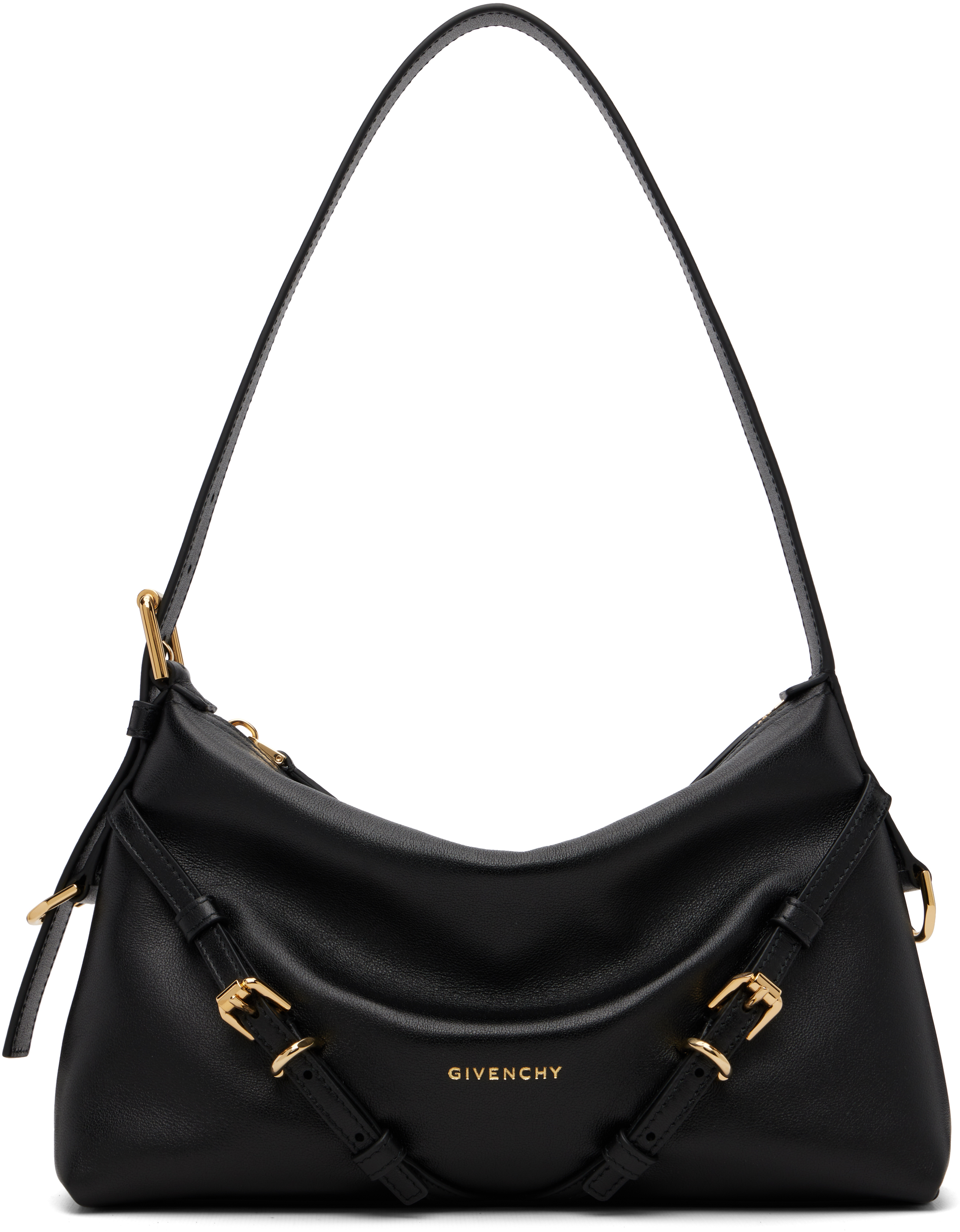 Givenchy Women Voyou Mini Bag In Shiny Leather In Black