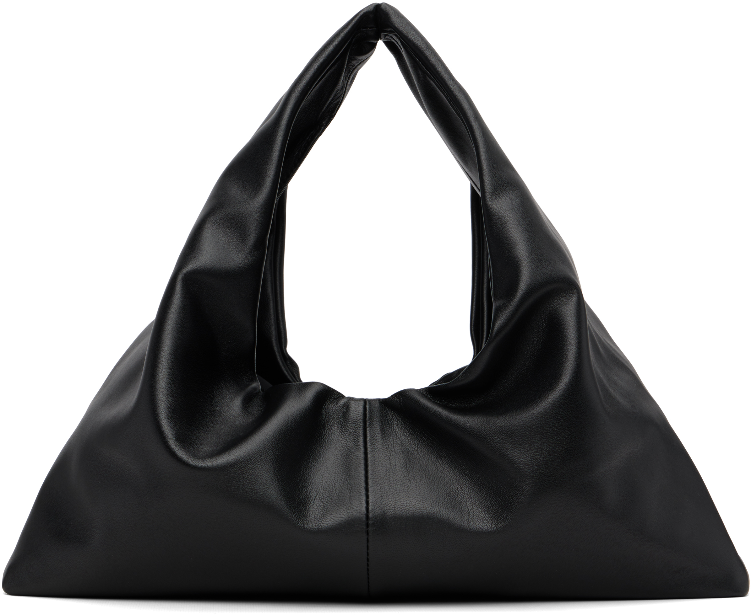 Kassl Editions Black Anchor Small Lamb Leather Tote