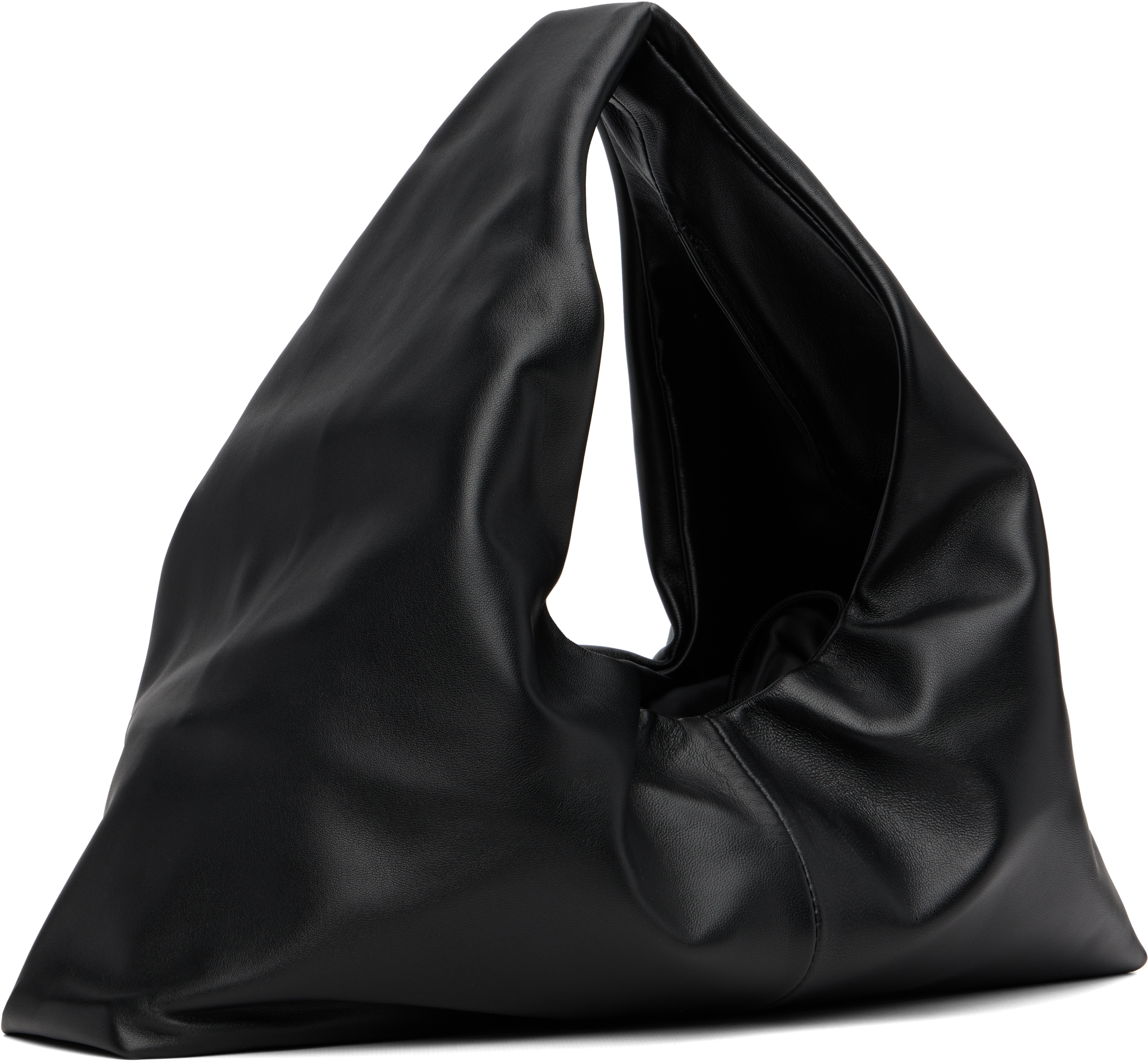 Kassl Editions Black Anchor Small Lamb Leather Tote
