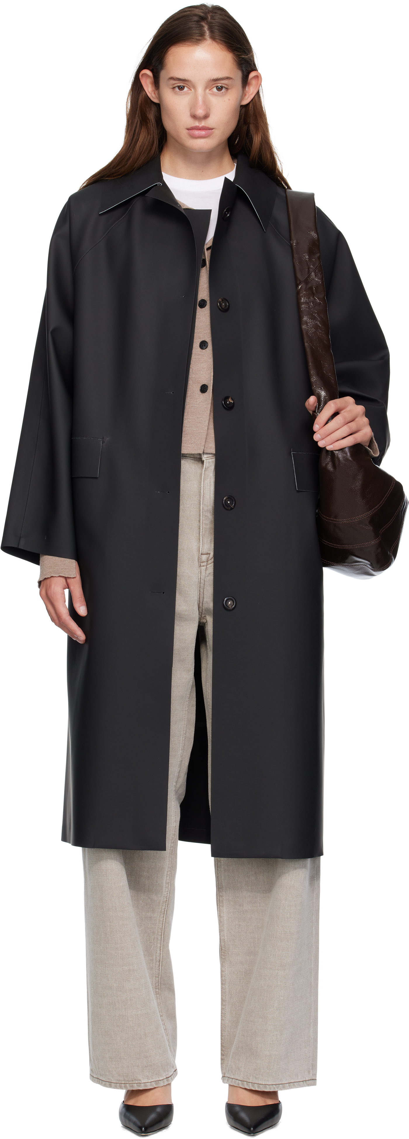 【定価12.8万円】KASSL EDITIONS　オイルクロス　トレンチコート 定価12.8万円】KASSL EDITIONS オイルクロス トレンチコート