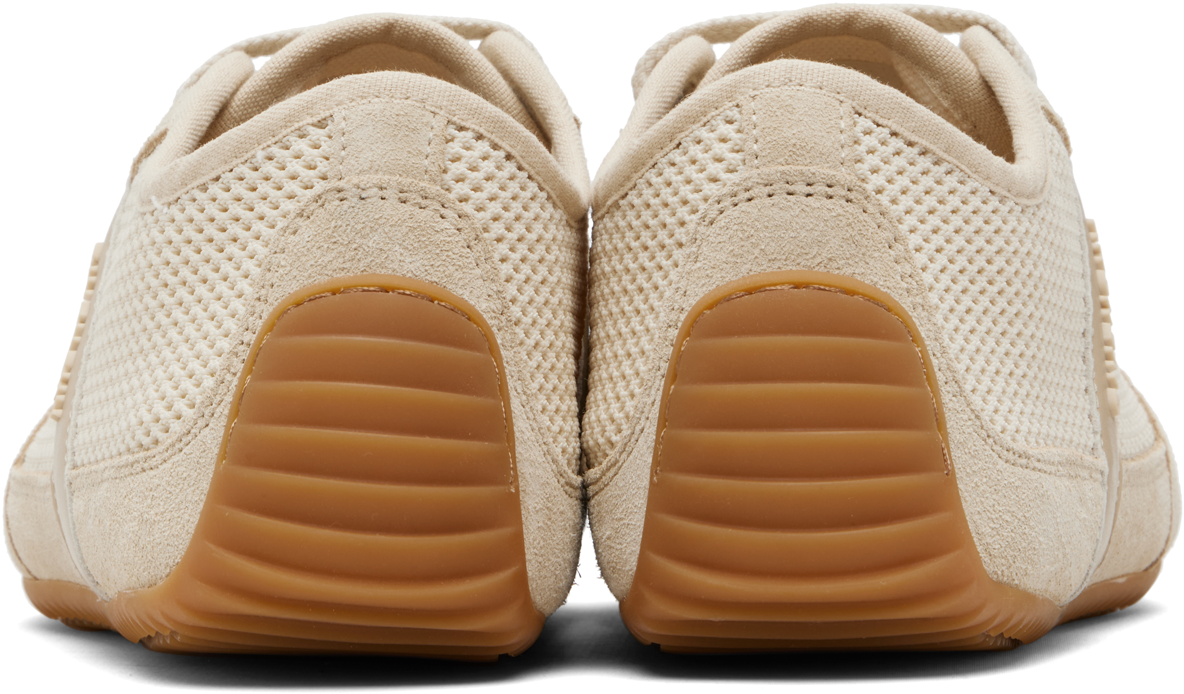 Givenchy Leather And Suede-trimmed Mesh Sneakers In Neutral