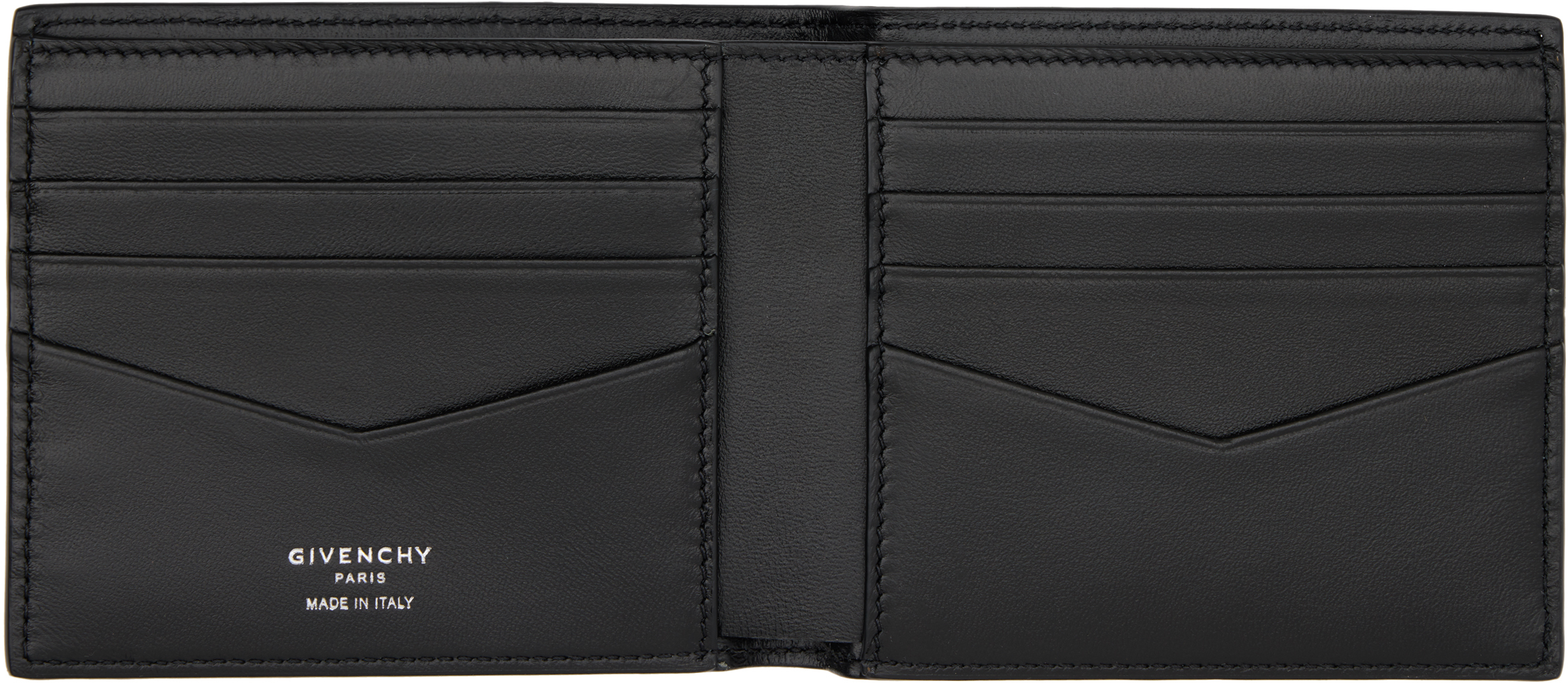 Givenchy Black Billfold Wallet In Black